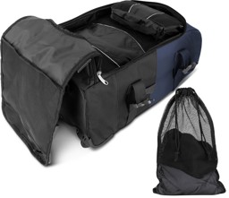 Bild von Reisetasche „Melano“ mit 5 passenden Kleidertaschen Schwarz/Navy