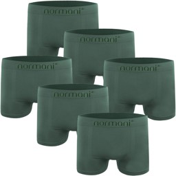 Zeige Details für 6 Stück Mikrofaser-Boxershorts für Herren aus Nylon Oliv Bild von 6 Stück Mikrofaser-Boxershorts für Herren aus Nylon Oliv