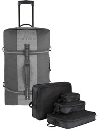 Bild von Reisetasche 125 L mit 4 Kleidertaschen „Aurori 125“ Dunkelgrau/Grau