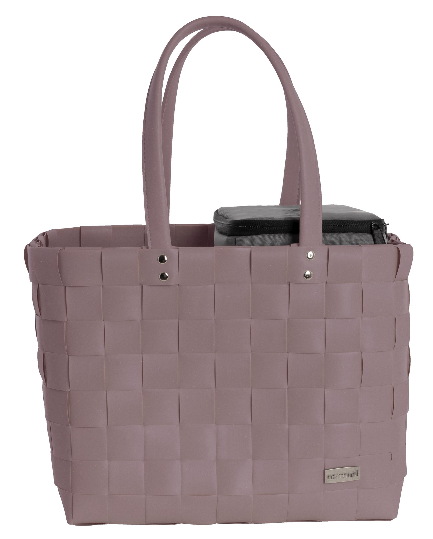 Bild von Einkaufstasche mit kleiner Kühltasche Rose