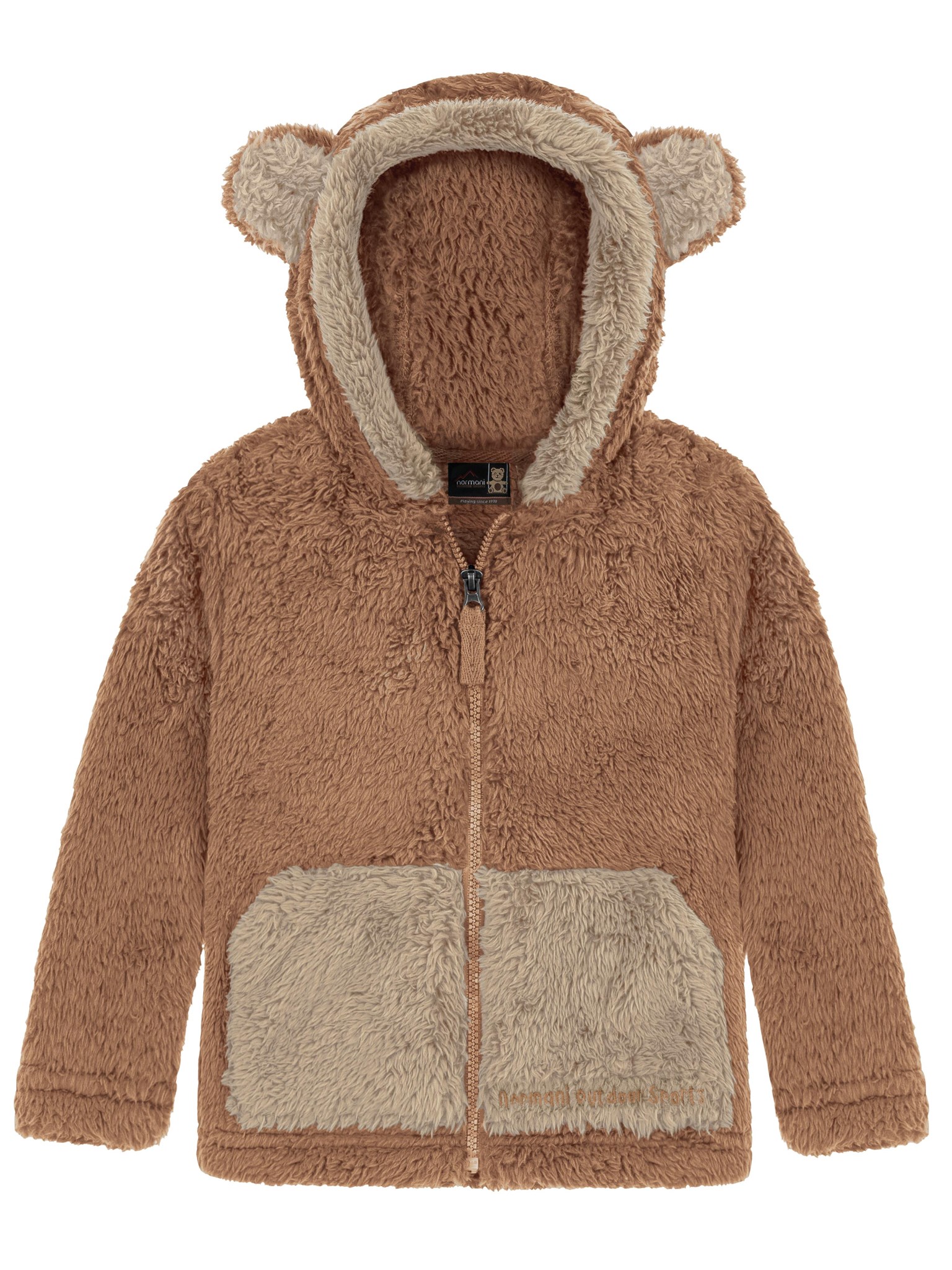 Bild von Kinder Teddy Jacke „Barvas“ Braun