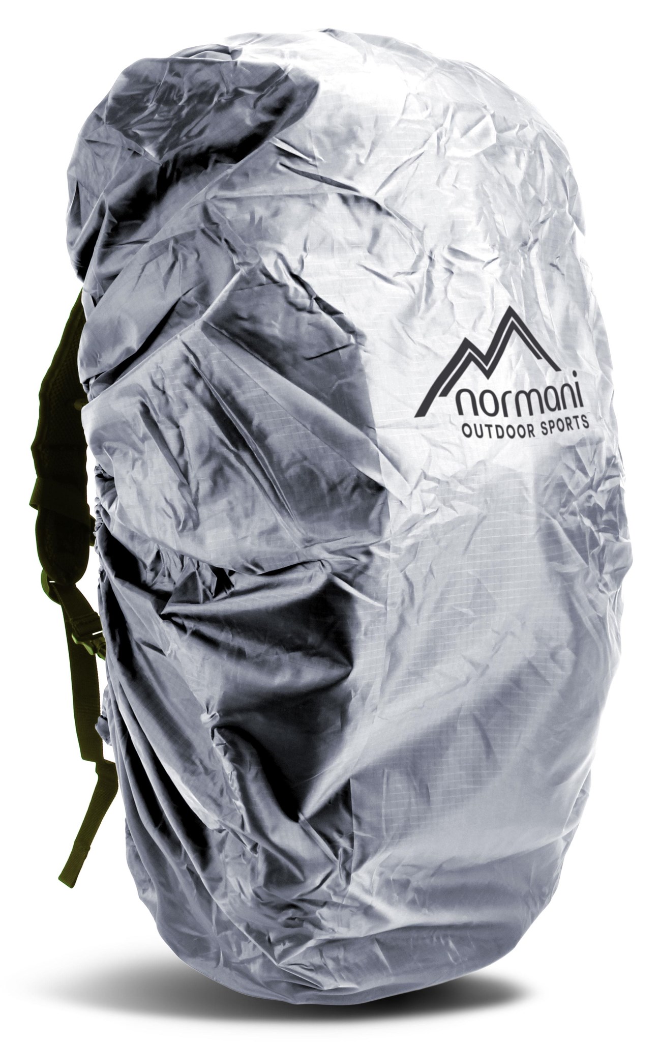 Bild von Rucksack-Regenüberzug „Tapetum Lucidum“ für 100-130 Liter Silber