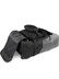 Bild von Reisetasche mit Rucksackfunktion 90 L mit 4 Kleidertaschen Schwarz/Grau