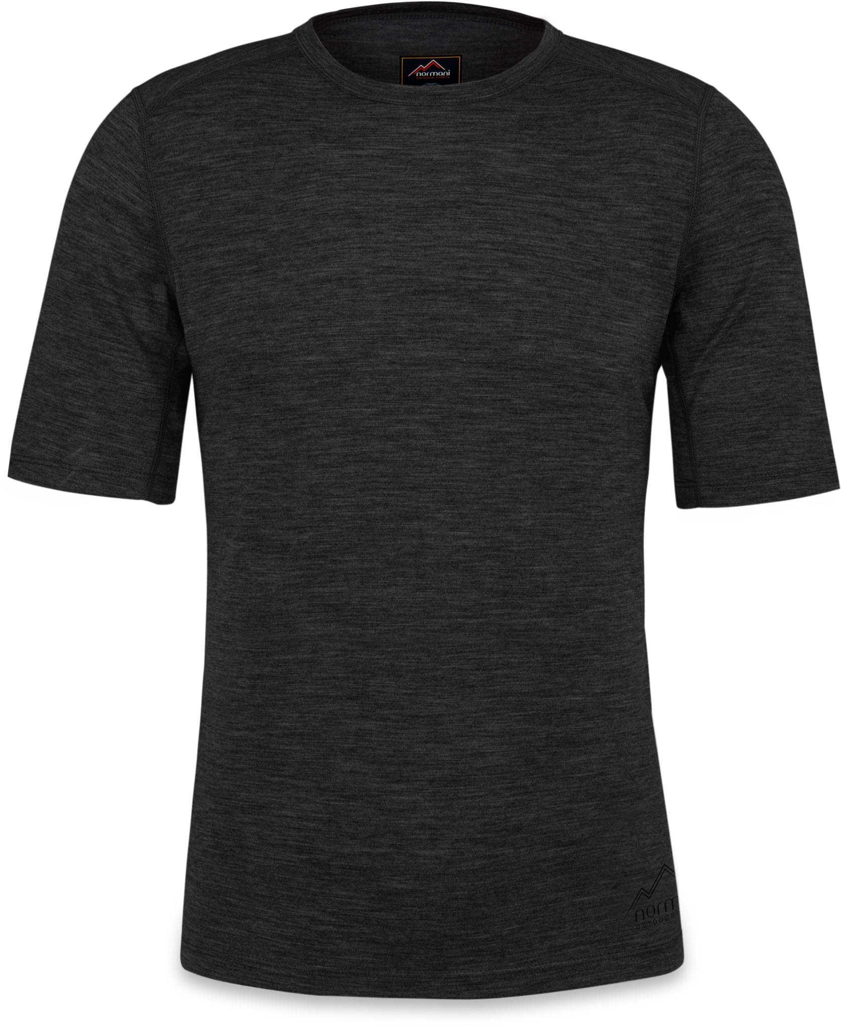 Bild von Herren Merino T-Shirt „Darwin“ Anthrazit