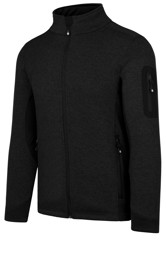 Bild von Herren Strick-Fleecejacke „Wapusk“ Schwarz