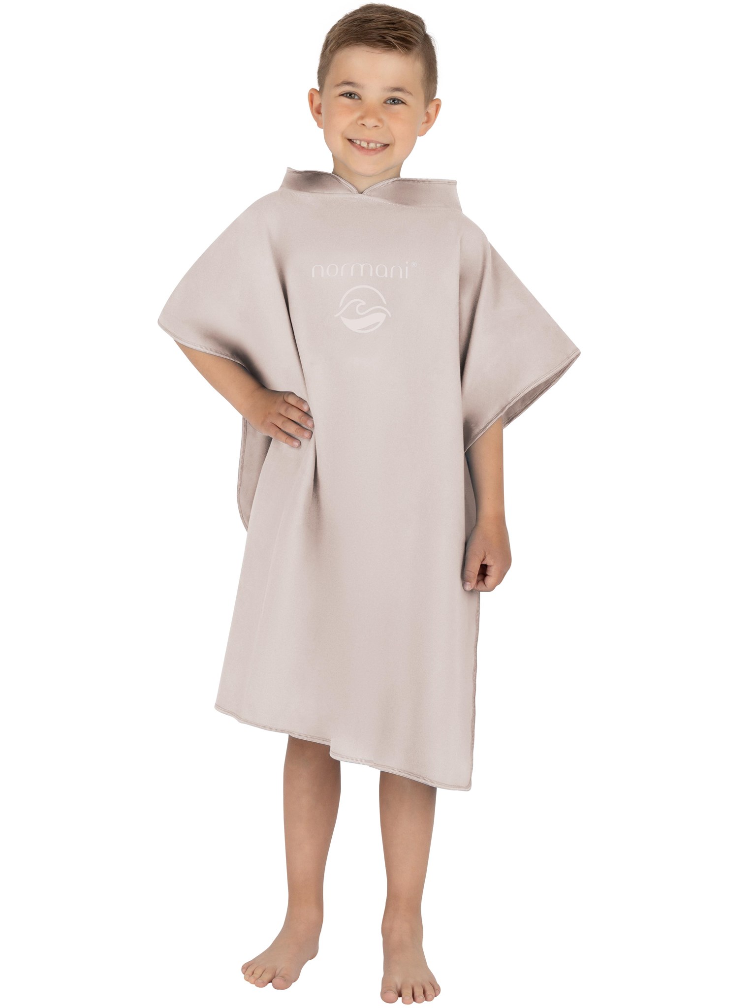 Bild von Kinder Badeponcho aus Mikrofaser „Manati“ Rosa