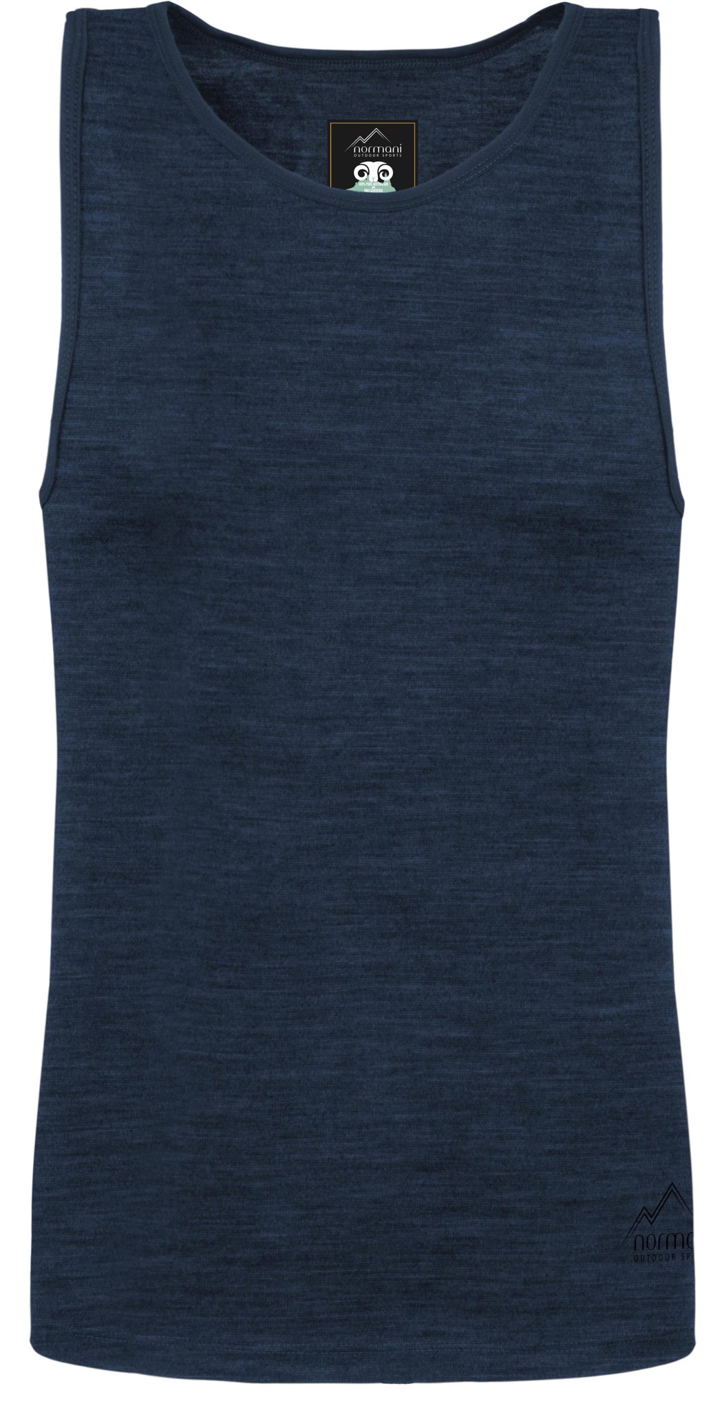 Bild von Herren Merino Unterhemd „Alice Springs“ Navy