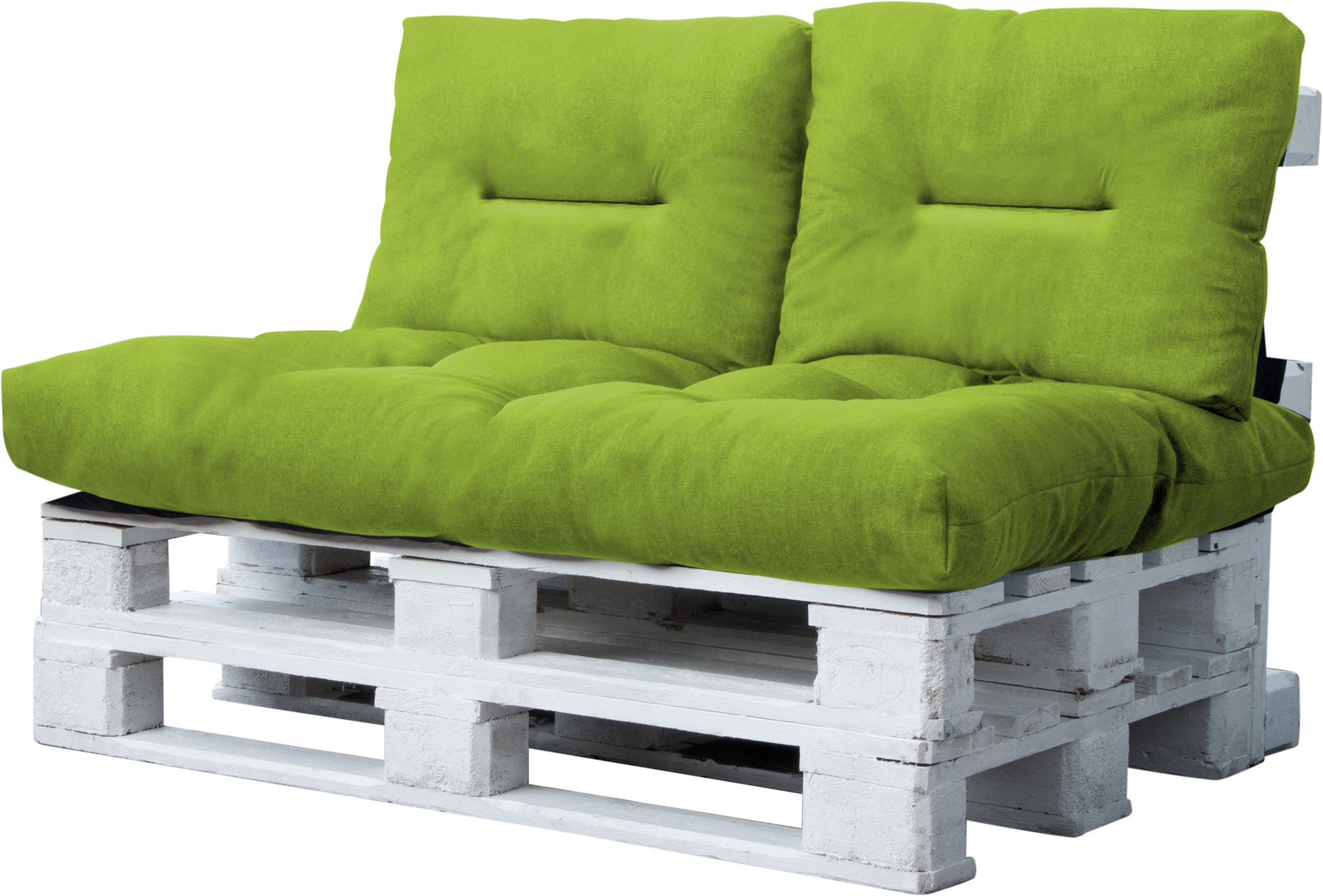 Bild von In- und Outdoor Palettenkissen Set 3-teilig Lime