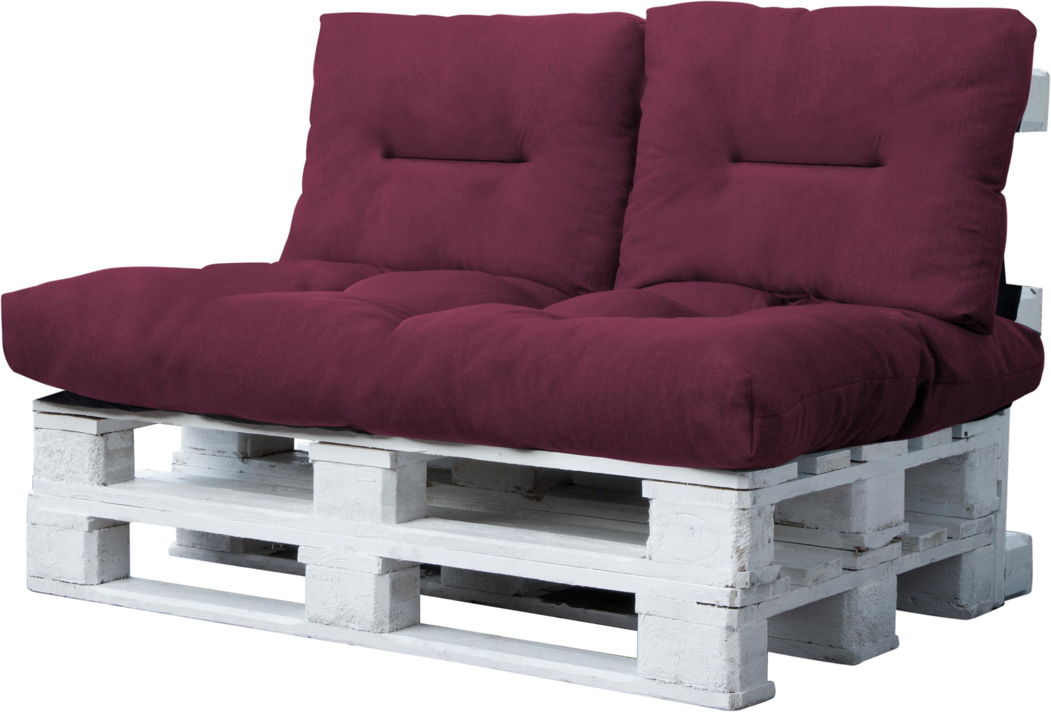 Bild von In- und Outdoor Palettenkissen Set 3-teilig Berry