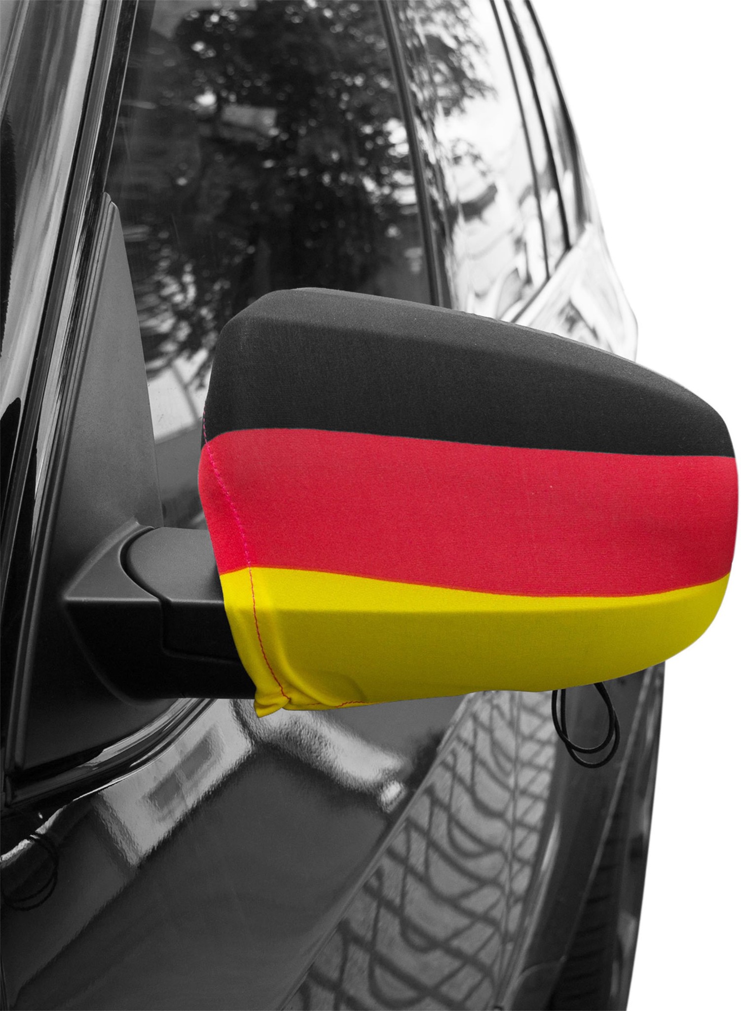 Bild von Auto-Außenspiegel Spiegelfahne Deutschland