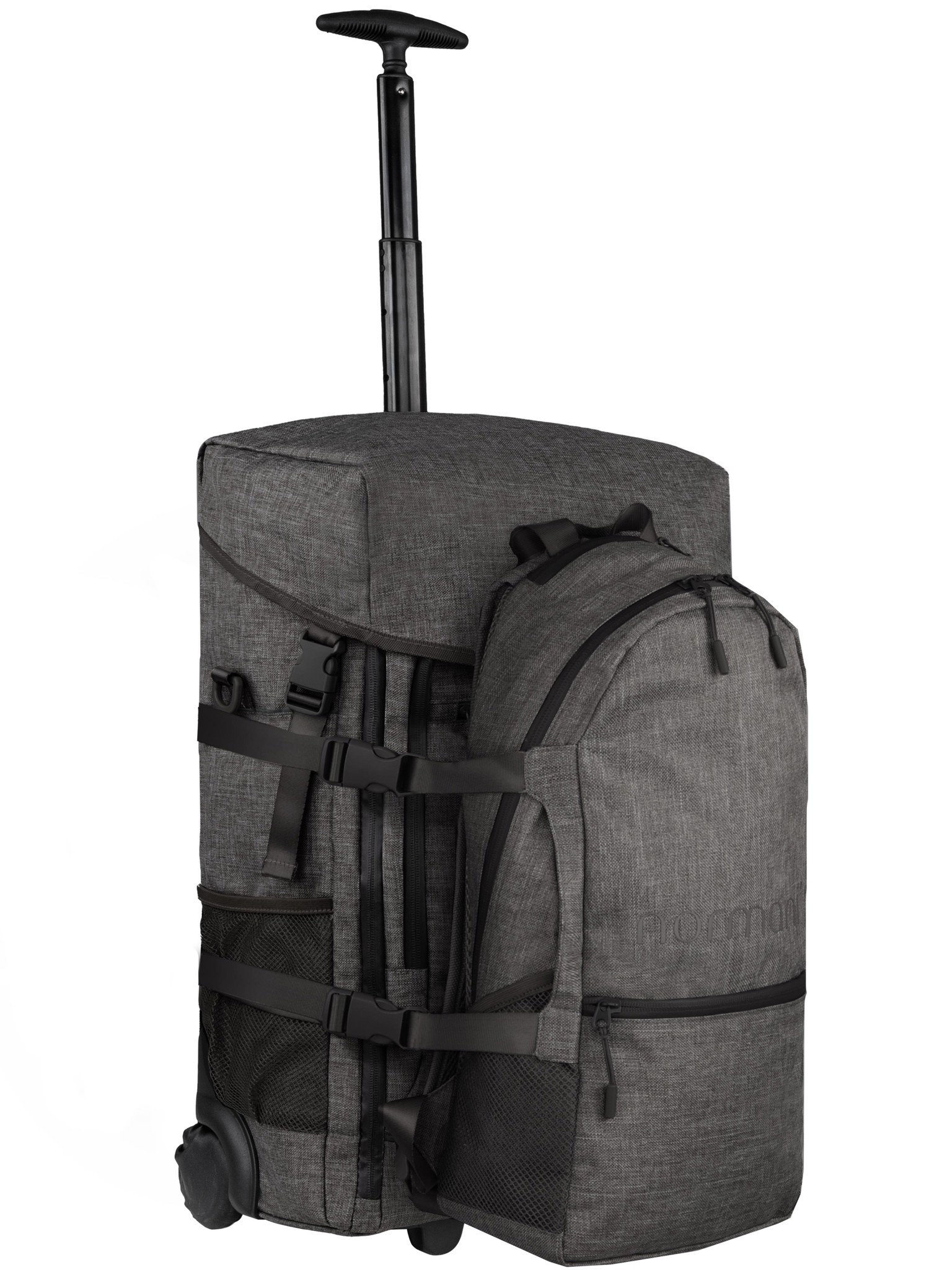 Bild von Rucksack mit Trolleyfuktion und kleinem Rucksack Anthrazit