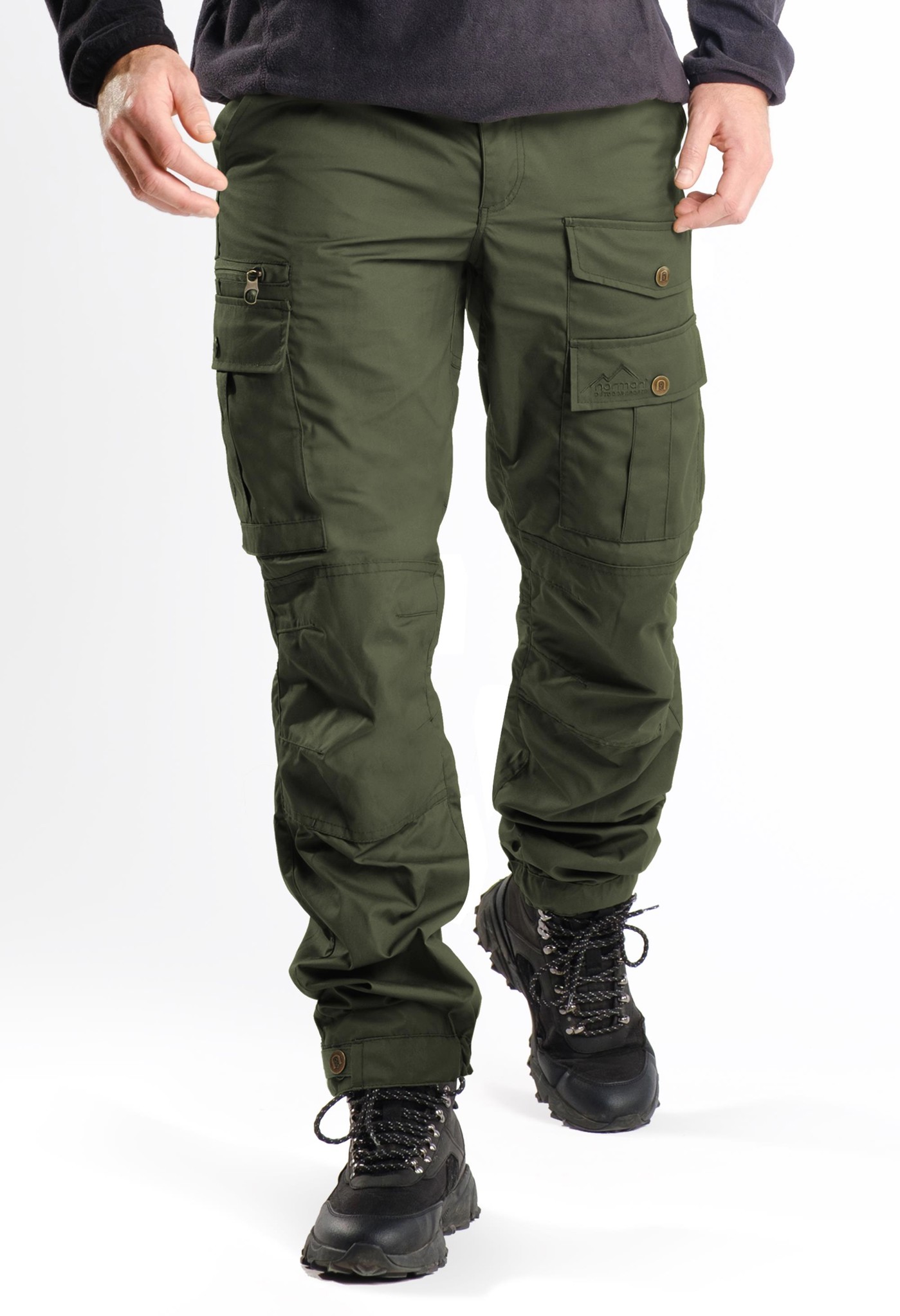 Bild von Herren Wanderhose - Outdoorhose Oliv