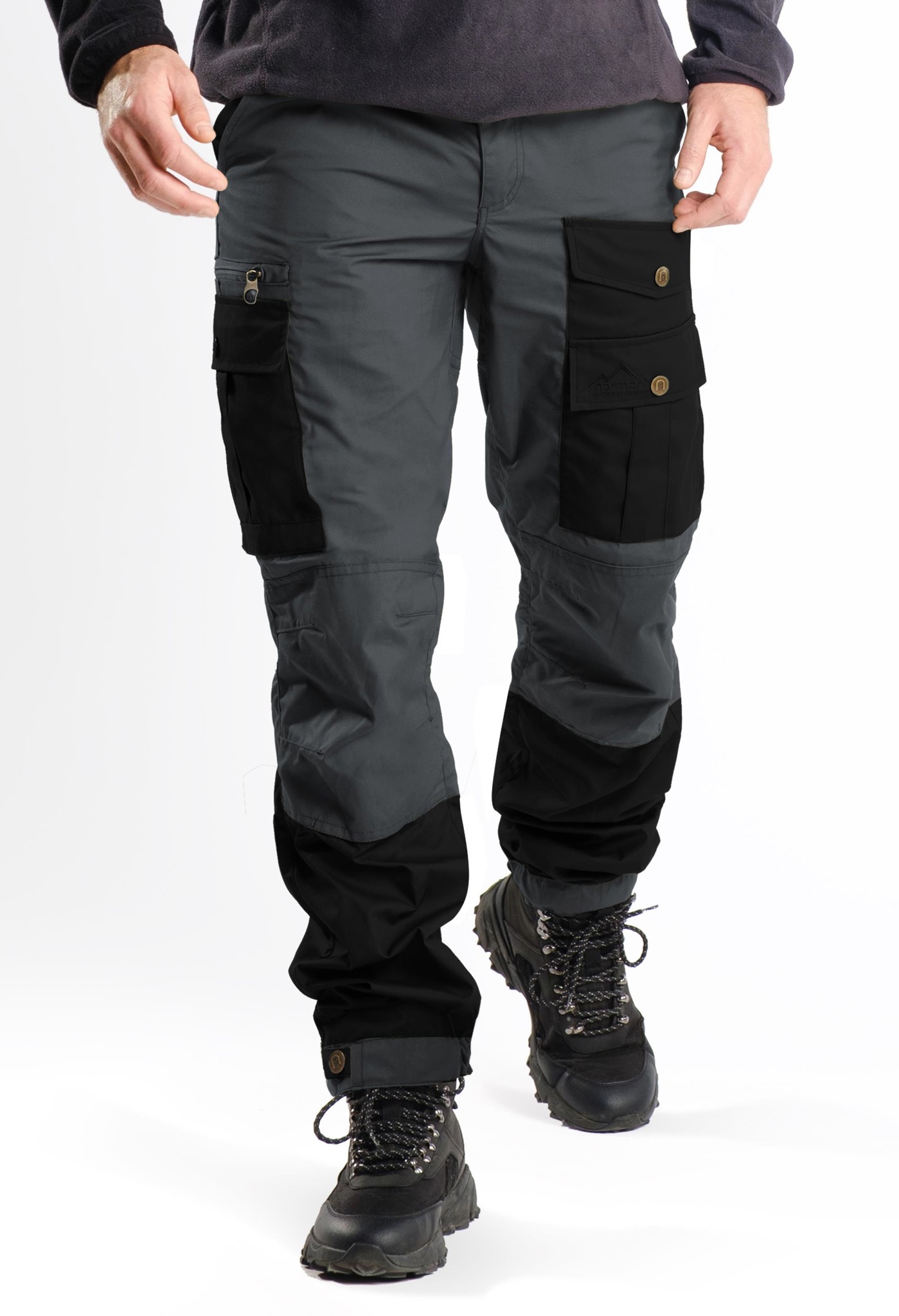 Bild von Herren Wanderhose - Outdoorhose Schwarz/Anthrazit