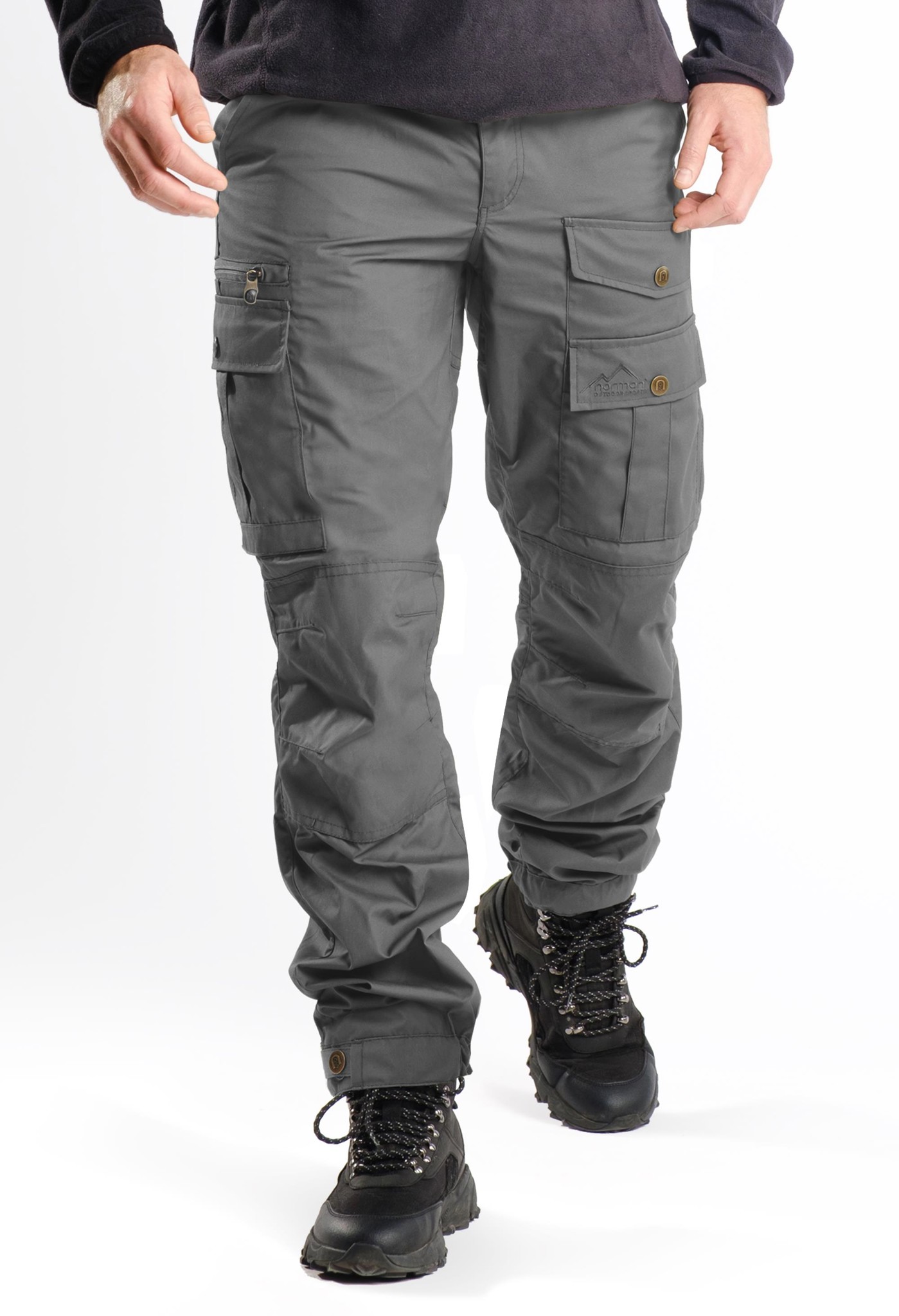 Bild von Herren Wanderhose - Outdoorhose Grau