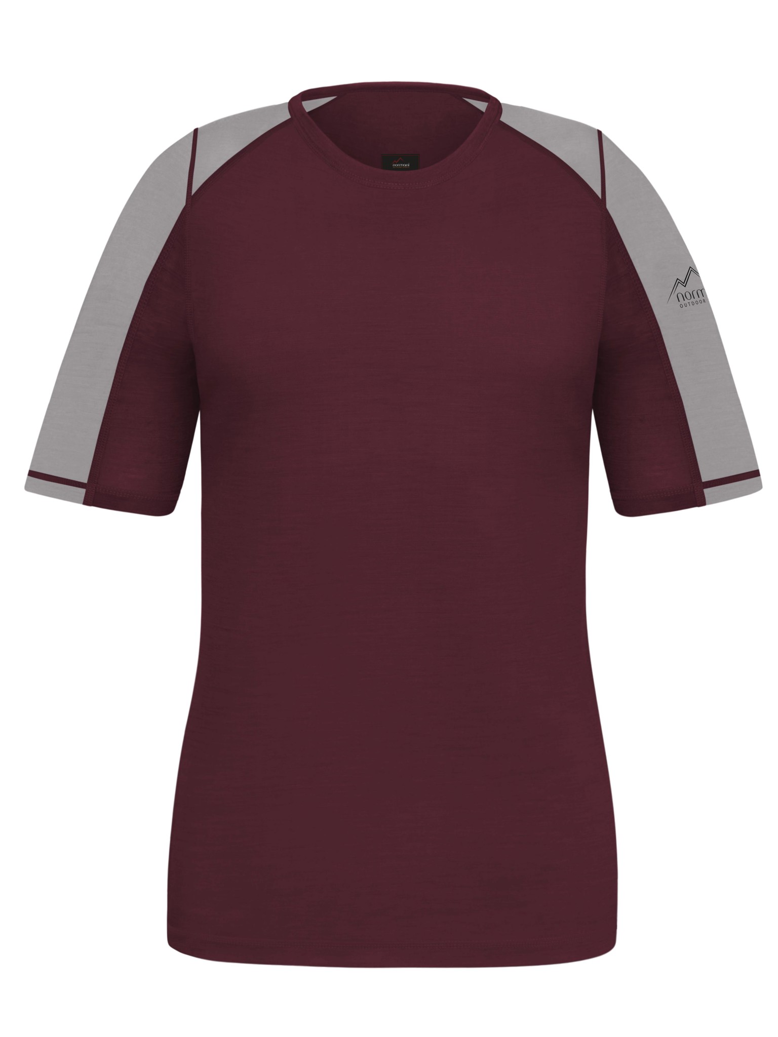 Bild von Damen Merino T-Shirt „Esperance“ Bordeaux