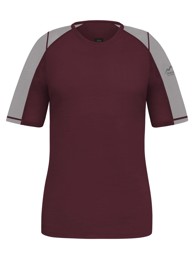 Zeige Details für Damen Merino T-Shirt „Esperance“ Bordeaux Bild von Damen Merino T-Shirt „Esperance“ Bordeaux