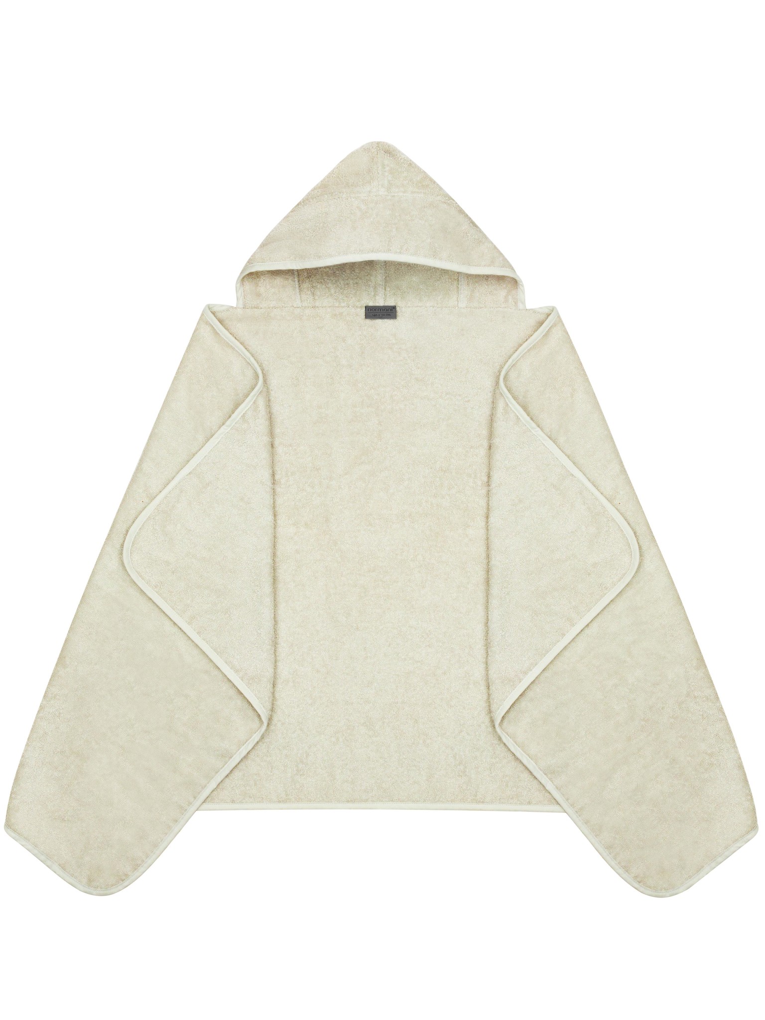 Bild von Kinder Kapuzenhandtuch „Bamako“ Beige