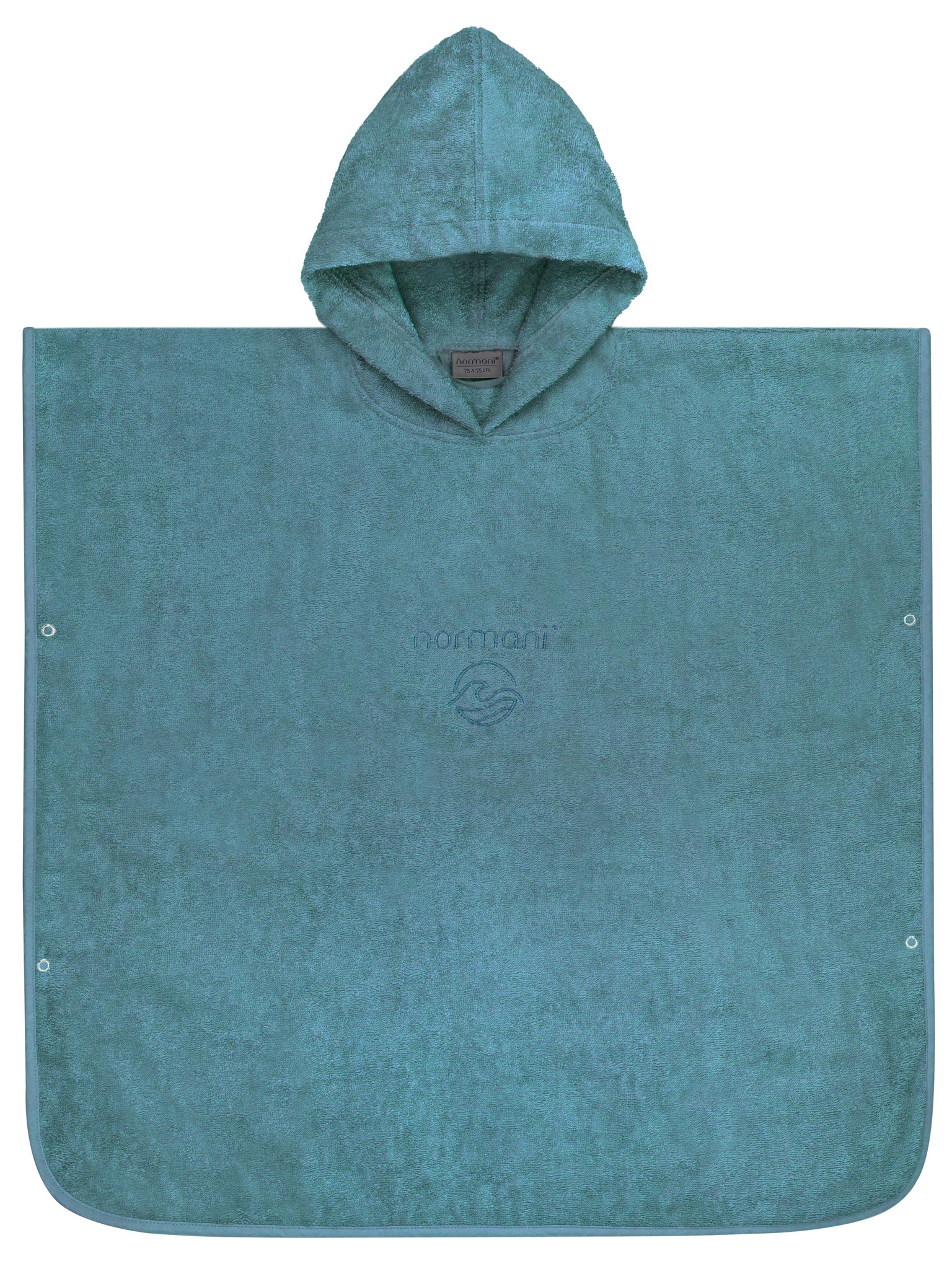 Bild von Kinder Baumwoll Badeponcho „Manama“ Petrol