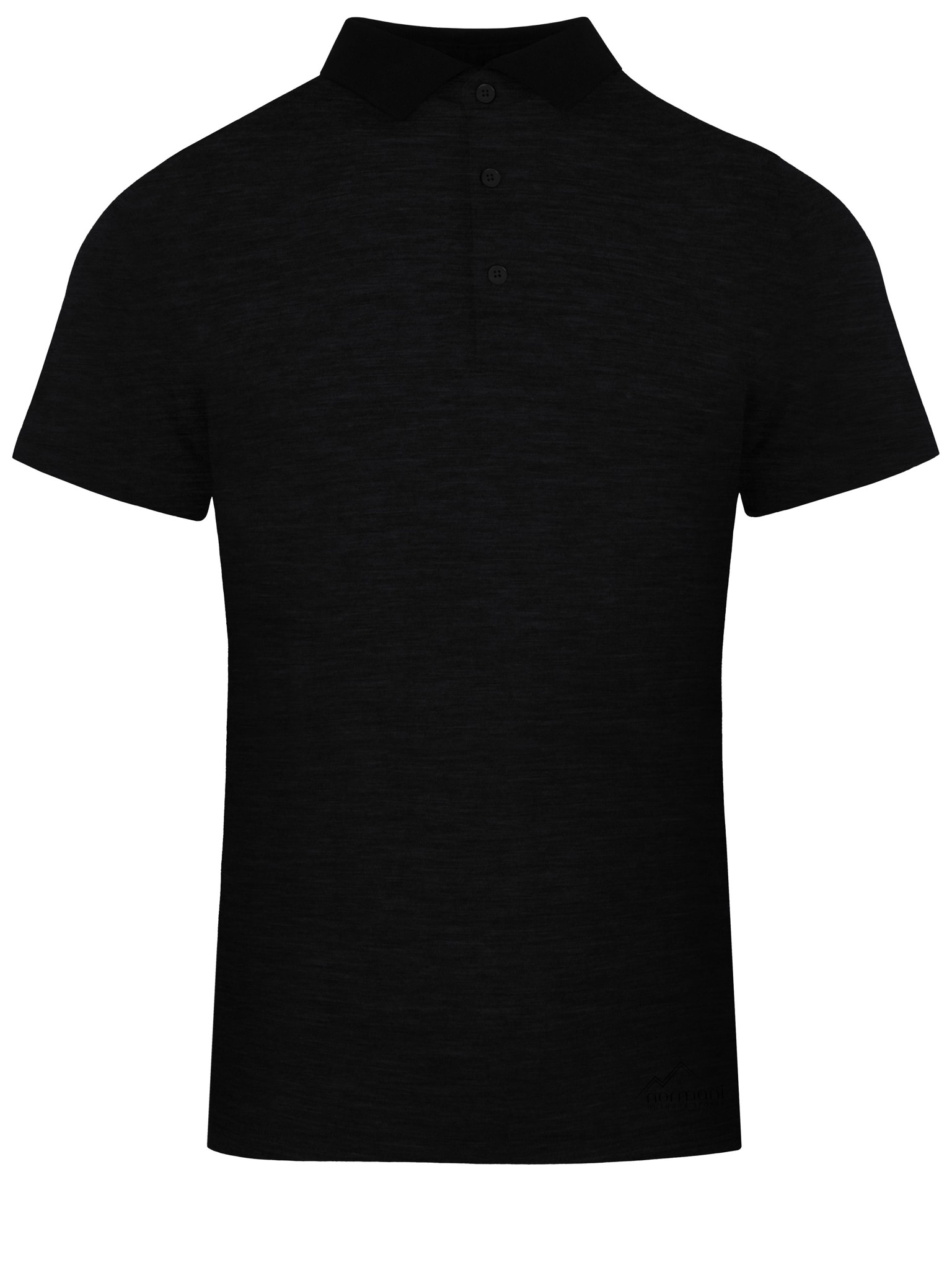 Bild von Herren Merino Polo-Shirt „Nowra“ Schwarz