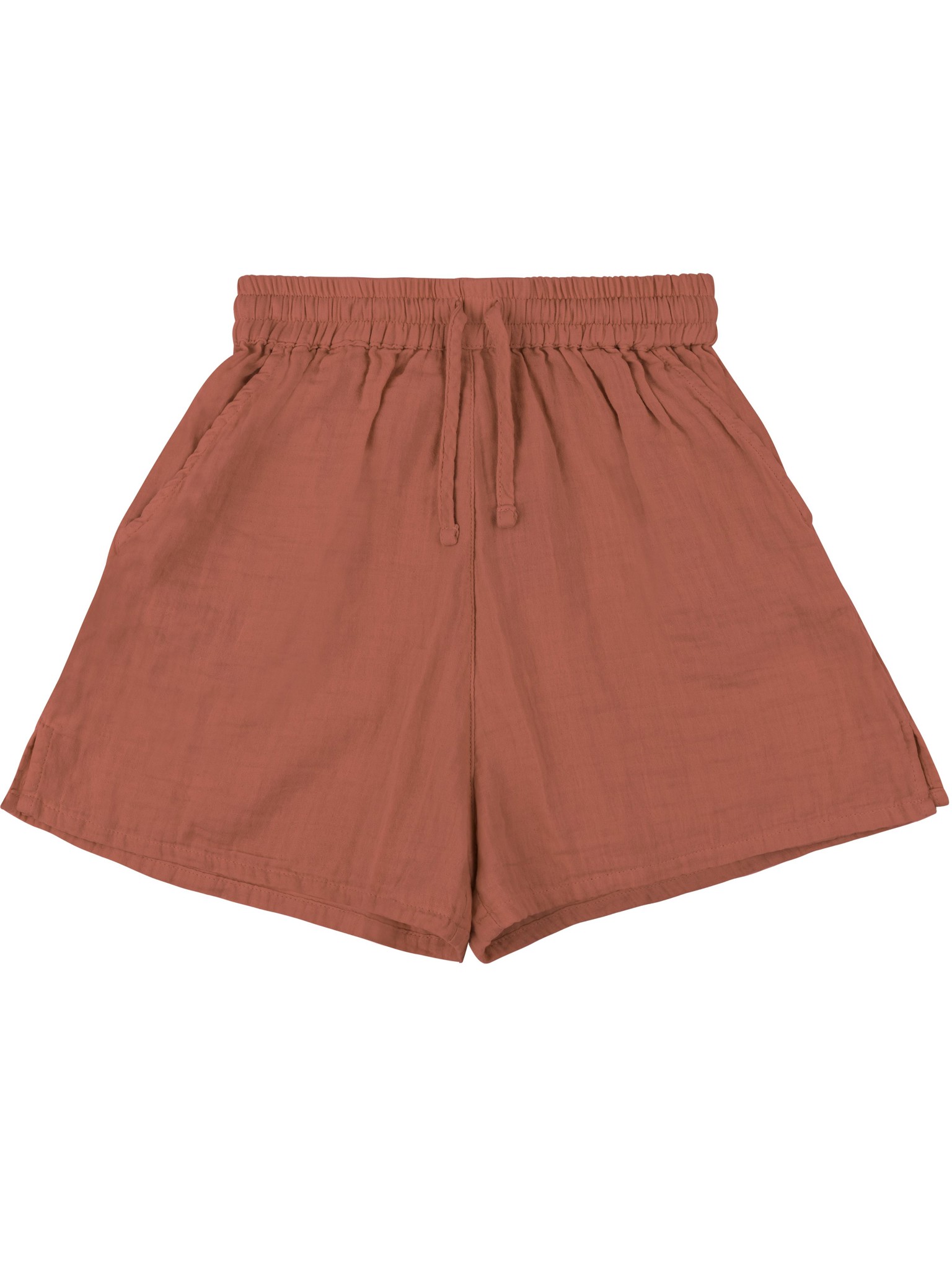 Bild von Kurze Damen Musselin Hose „Serres“ Terracotta