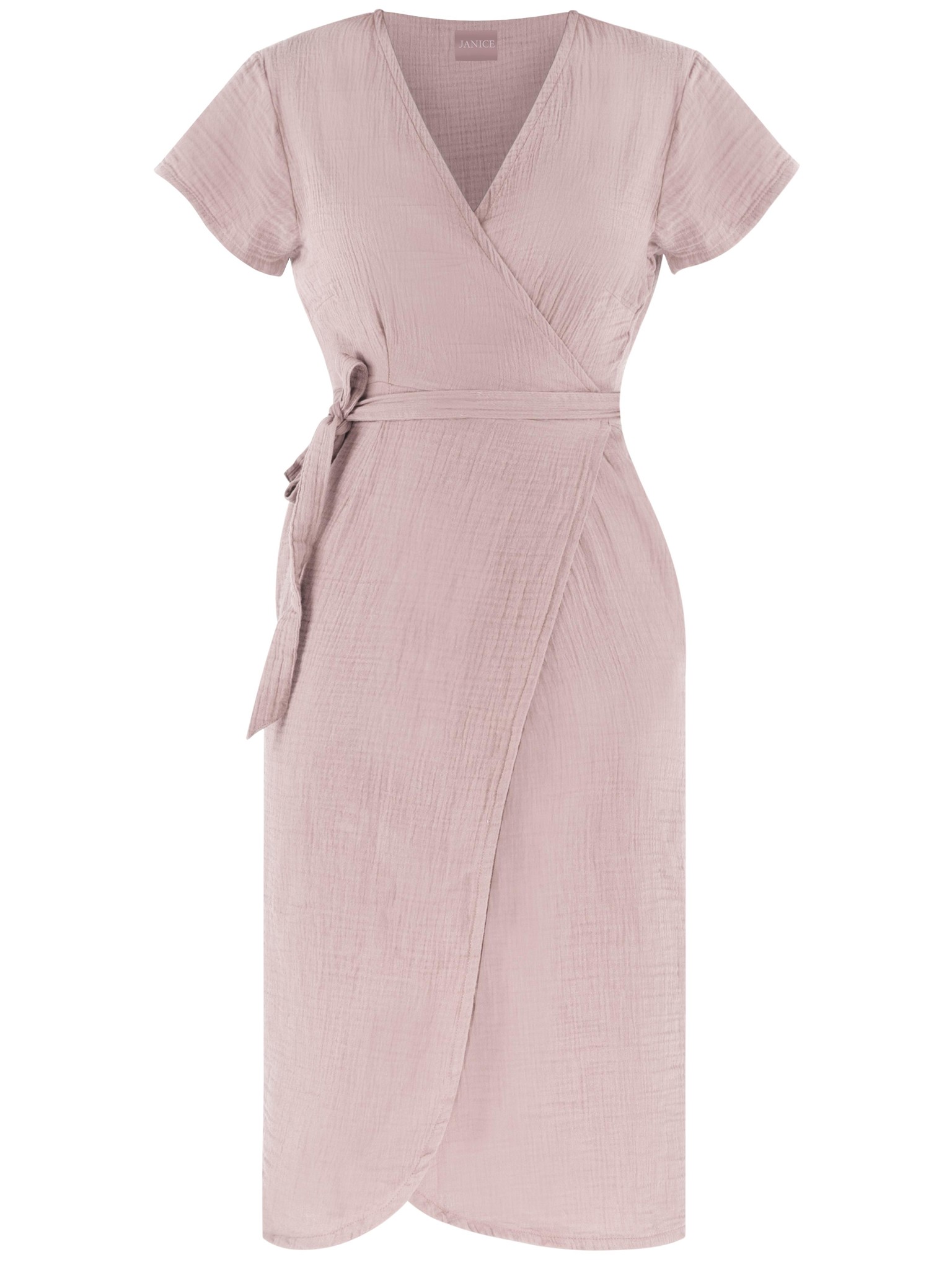 Bild von Musselin Kleid „Chadies“ Rosa