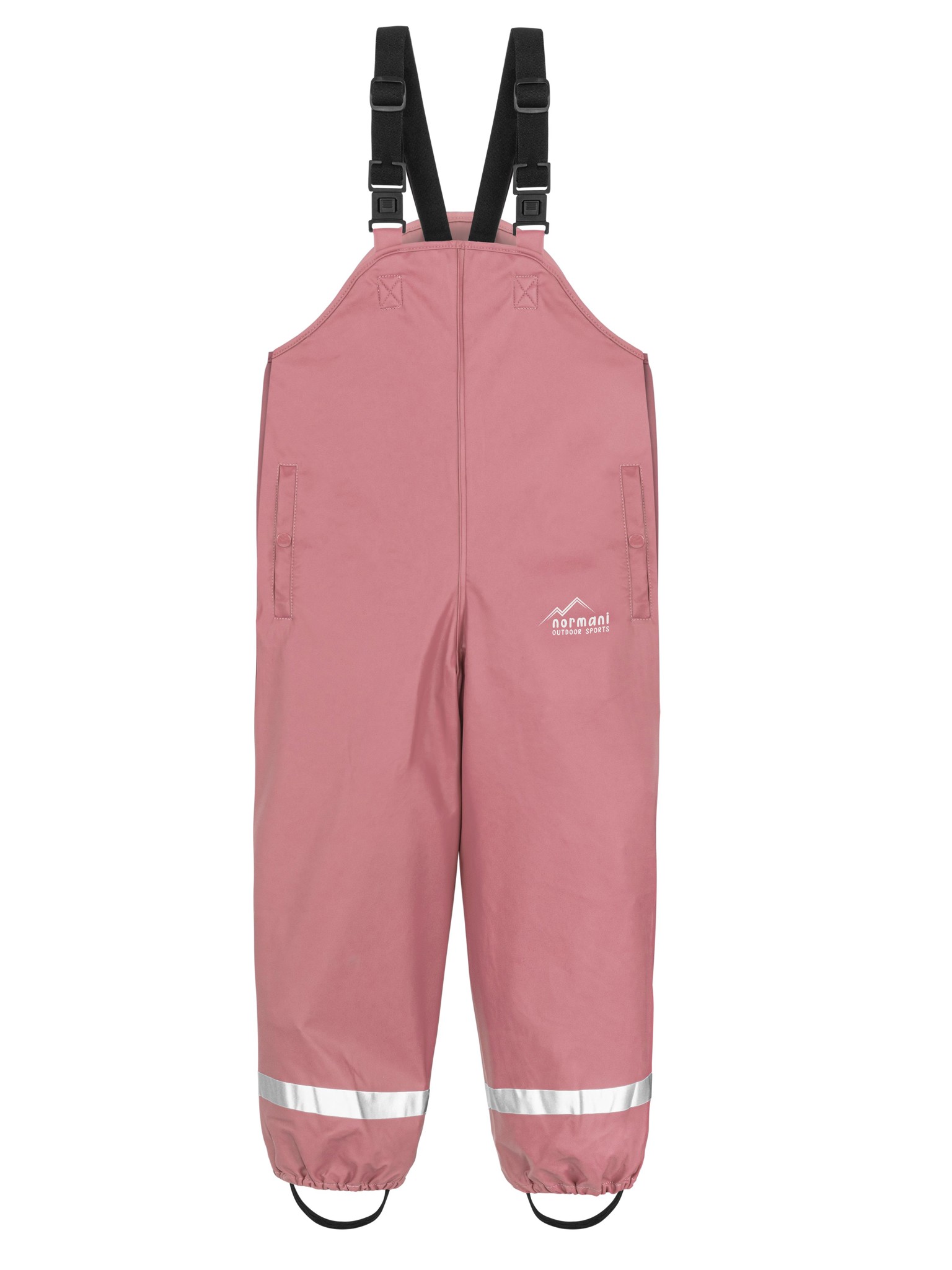 Bild von Baby Regenhose mit Hosenträgern 'Skjolden' Rosa