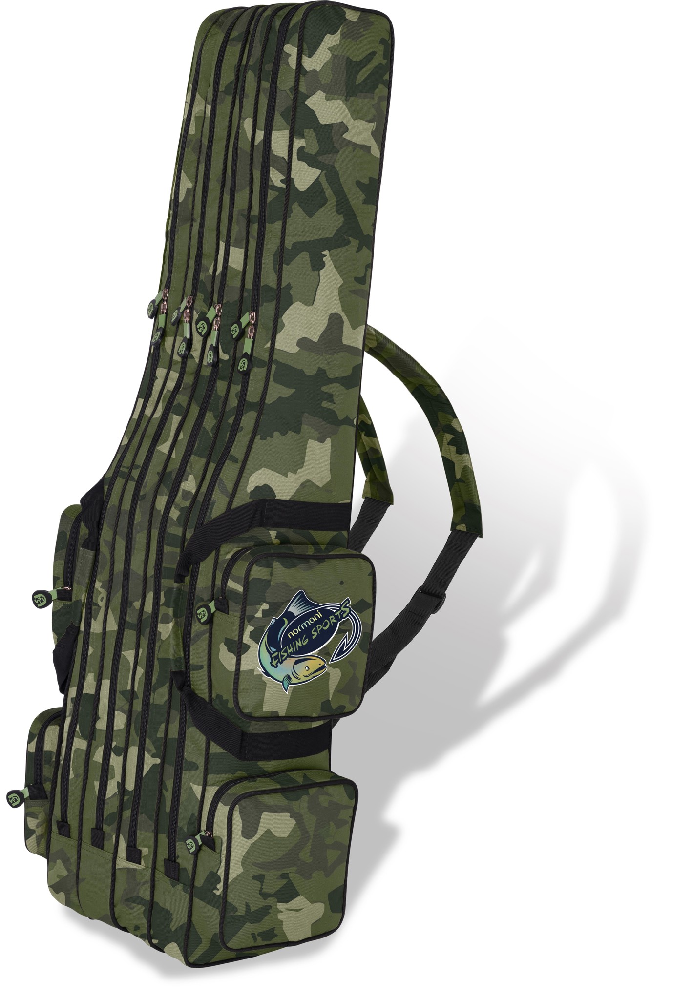 Bild von Rutentasche „RodBox Quattro“ 1,25 m Woodland-CZ-Camo