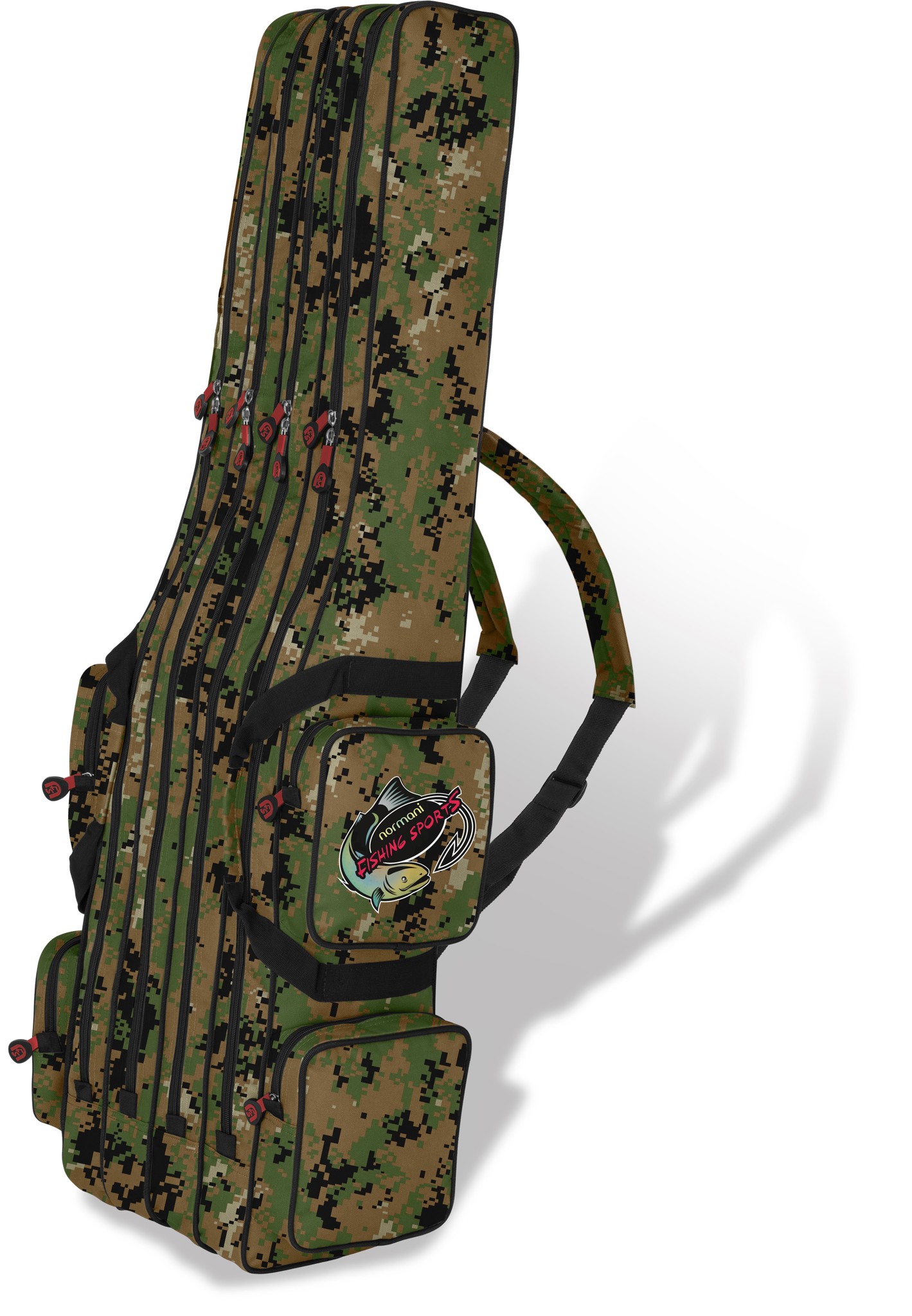 Bild von Rutentasche „RodBox Quattro“ 1,60 m Digital Woodland