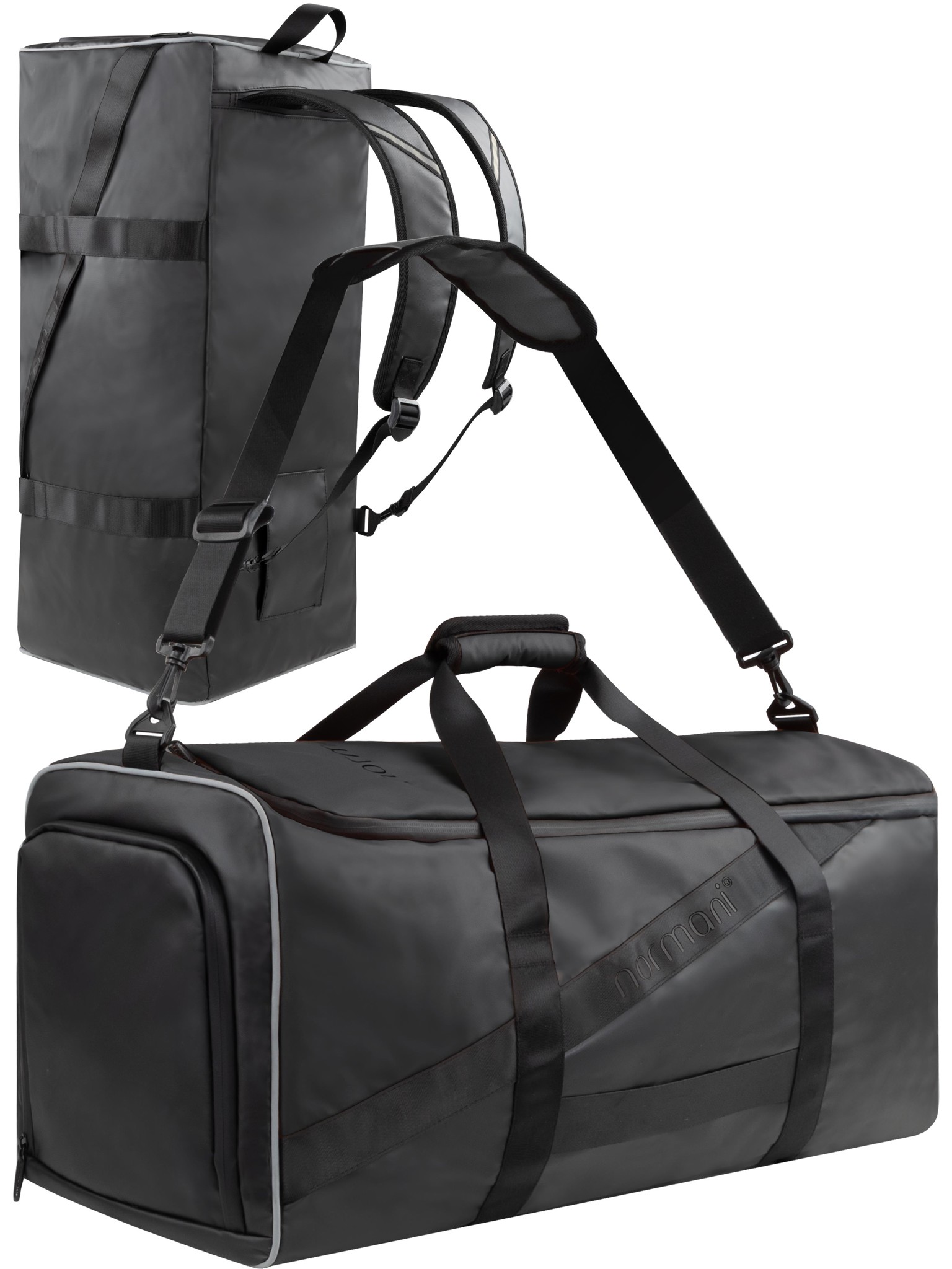 Bild von Reisetasche mit Rucksackfunktion 120 Liter „Westpass“ Schwarz