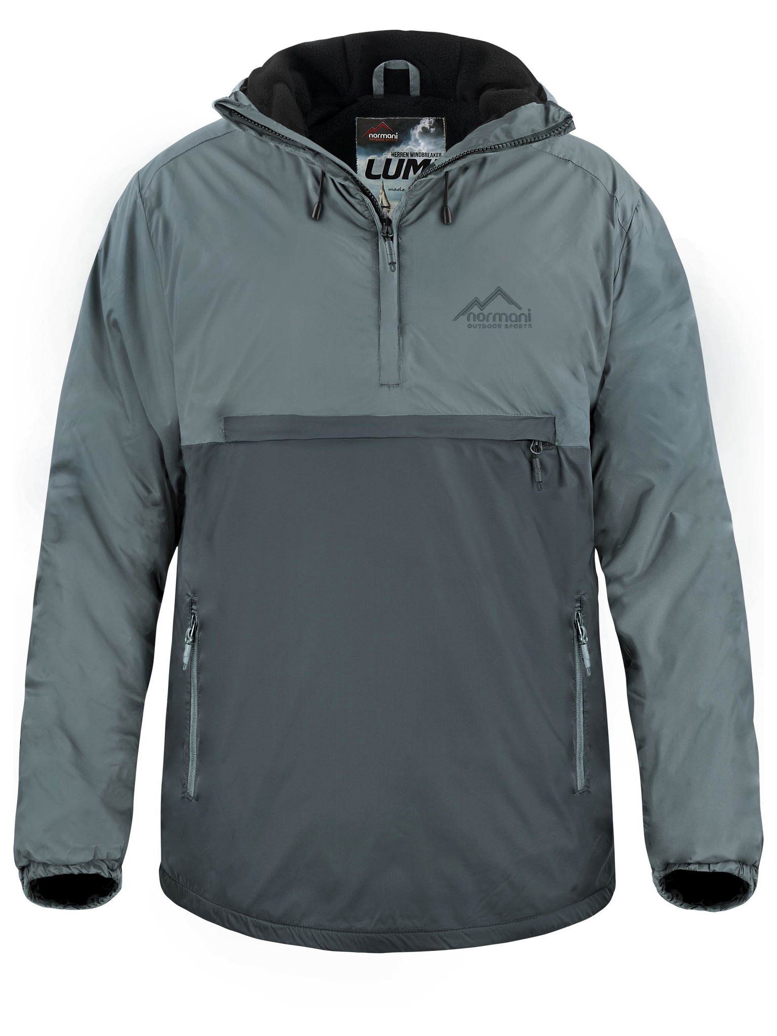 Bild von Herren Windbreaker „Lumi“ Grau/Anthrazit