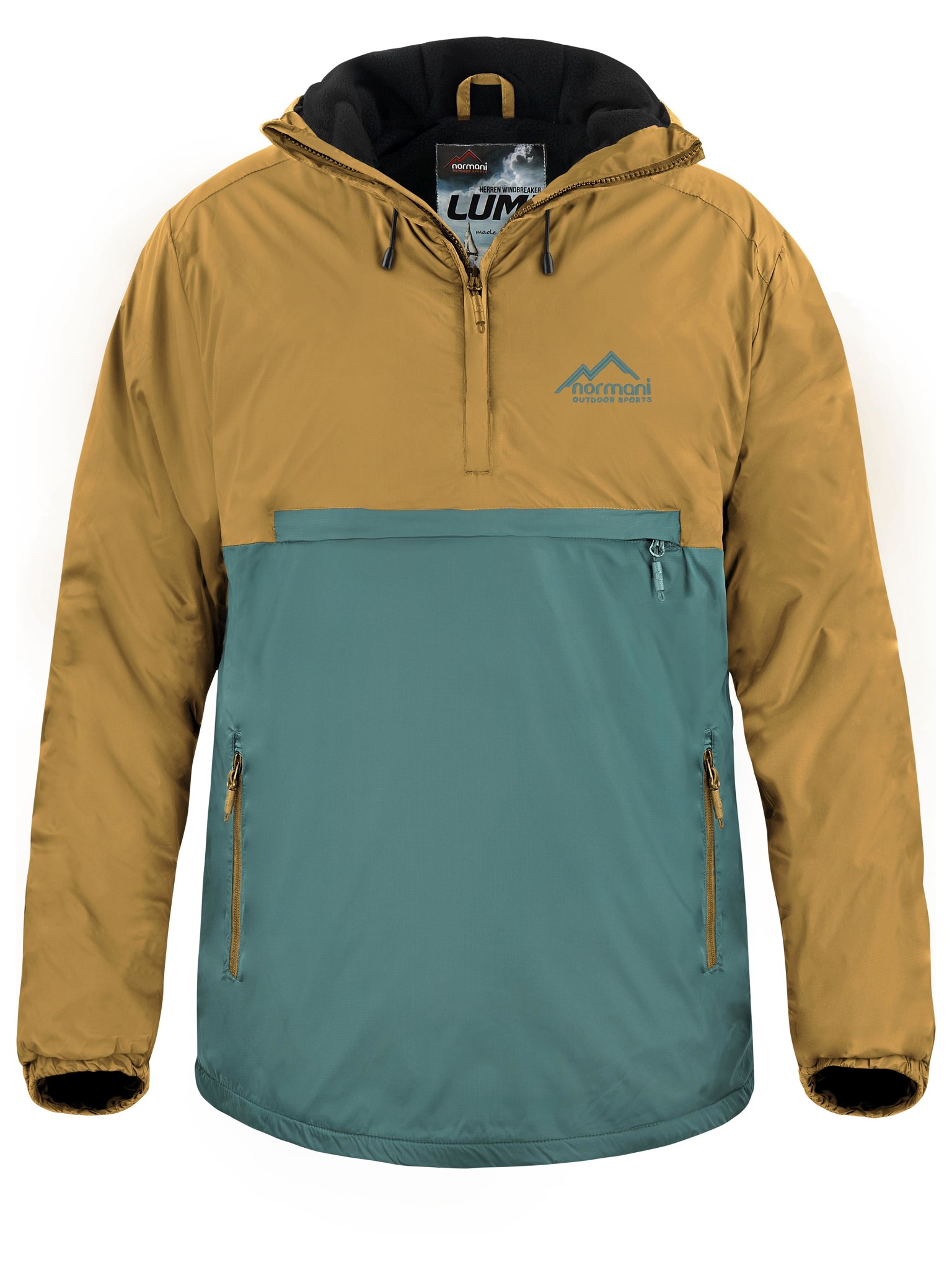 Bild von Herren Windbreaker „Lumi“ Gelb/Grün
