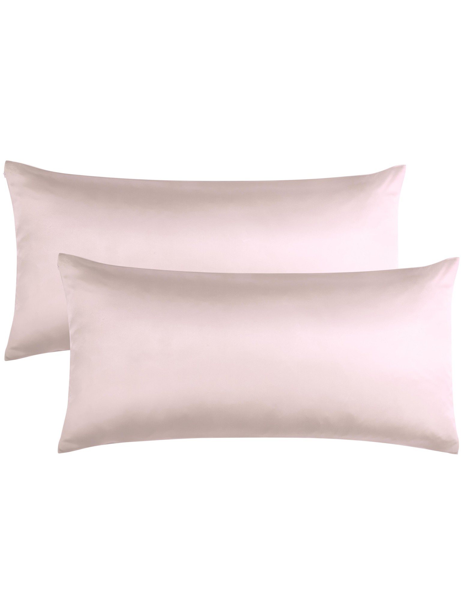 Bild von 2x Seiden Kissenbezüge 40x80 cm „Alia“ Rosa