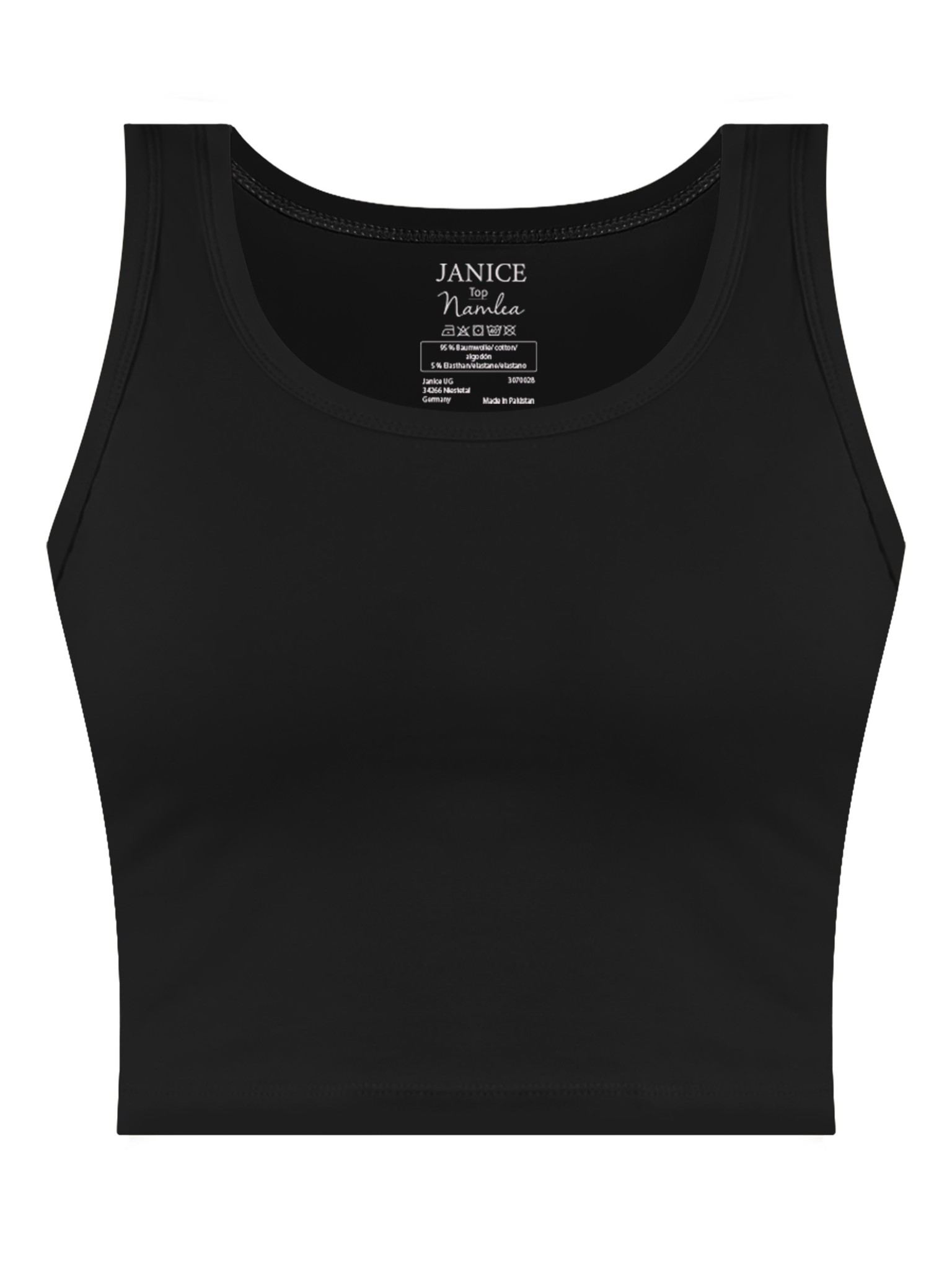 Bild von Damen crop Top „Namlea“ Schwarz
