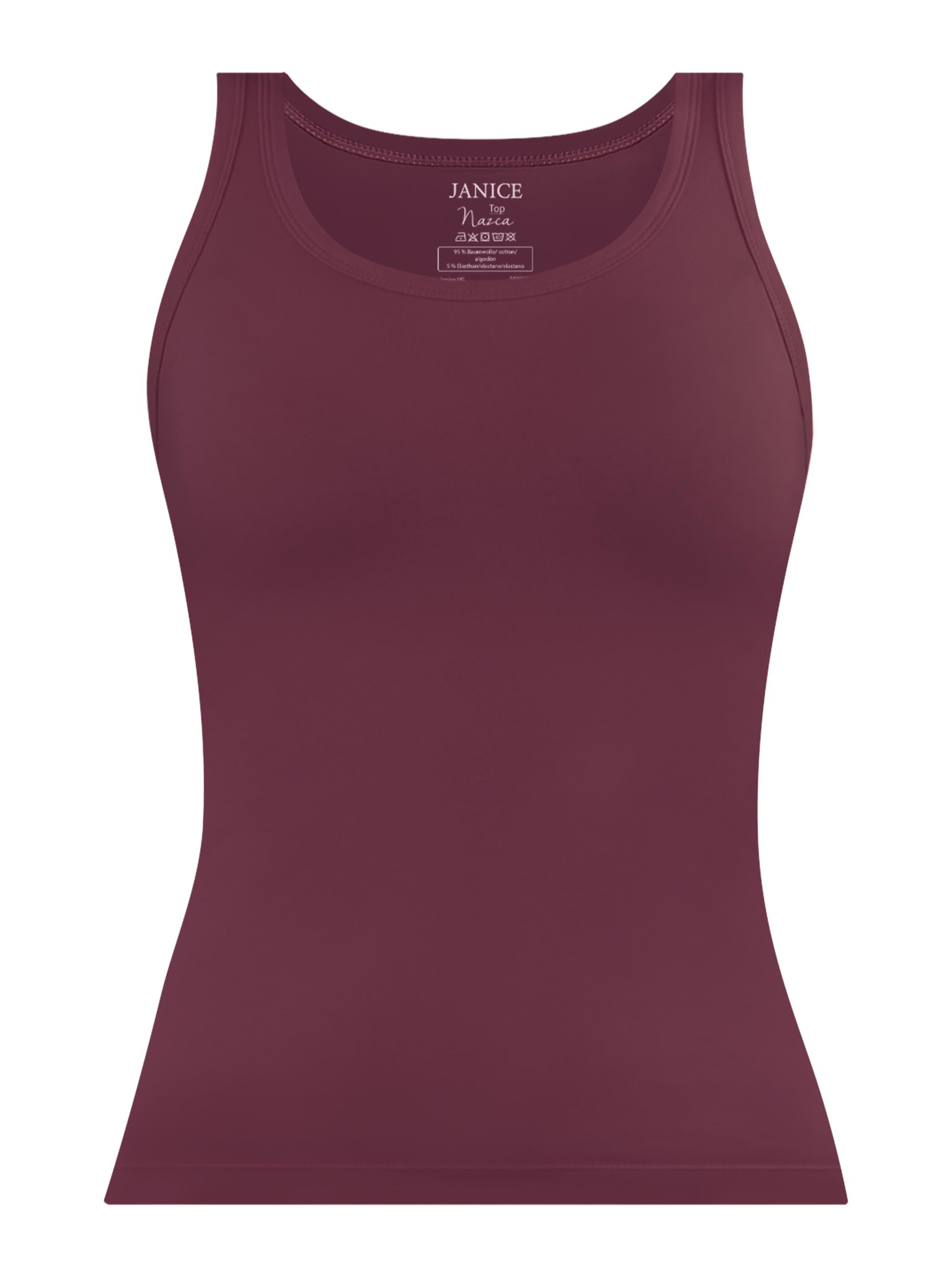 Bild von Damen Top „Nazca“ Burgund