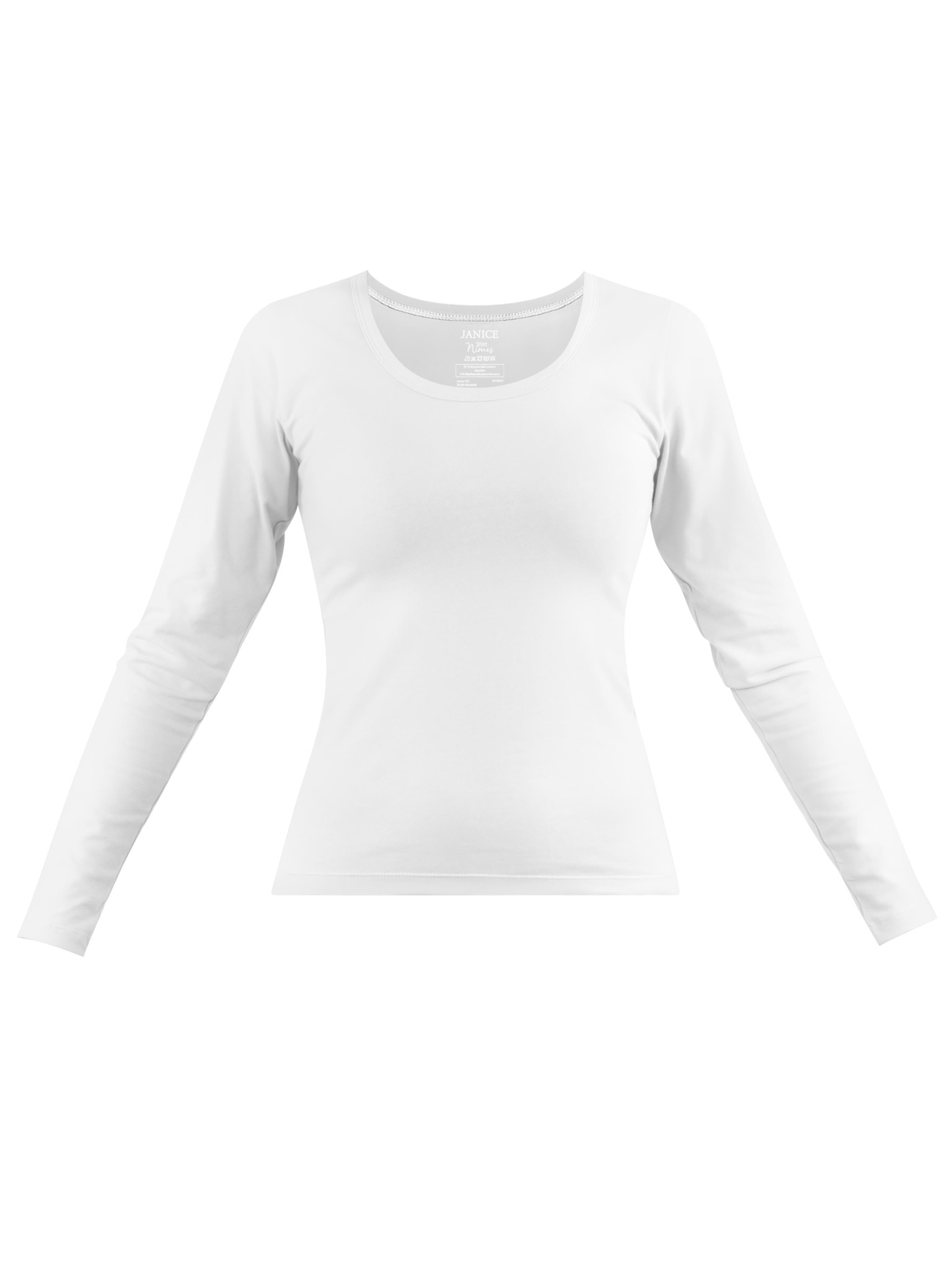 Bild von Damen Langarmshirt „Nimes“ Weiß