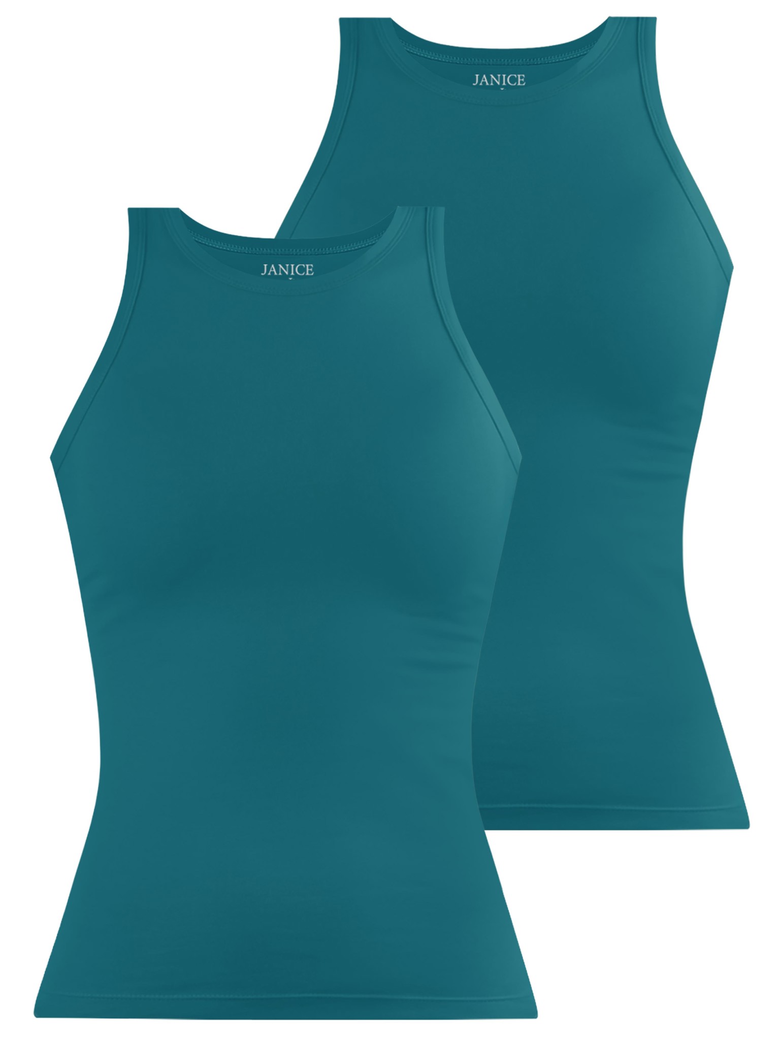 Bild von 2 x Damen Top hochgeschlossen „Nauta“ Petrol