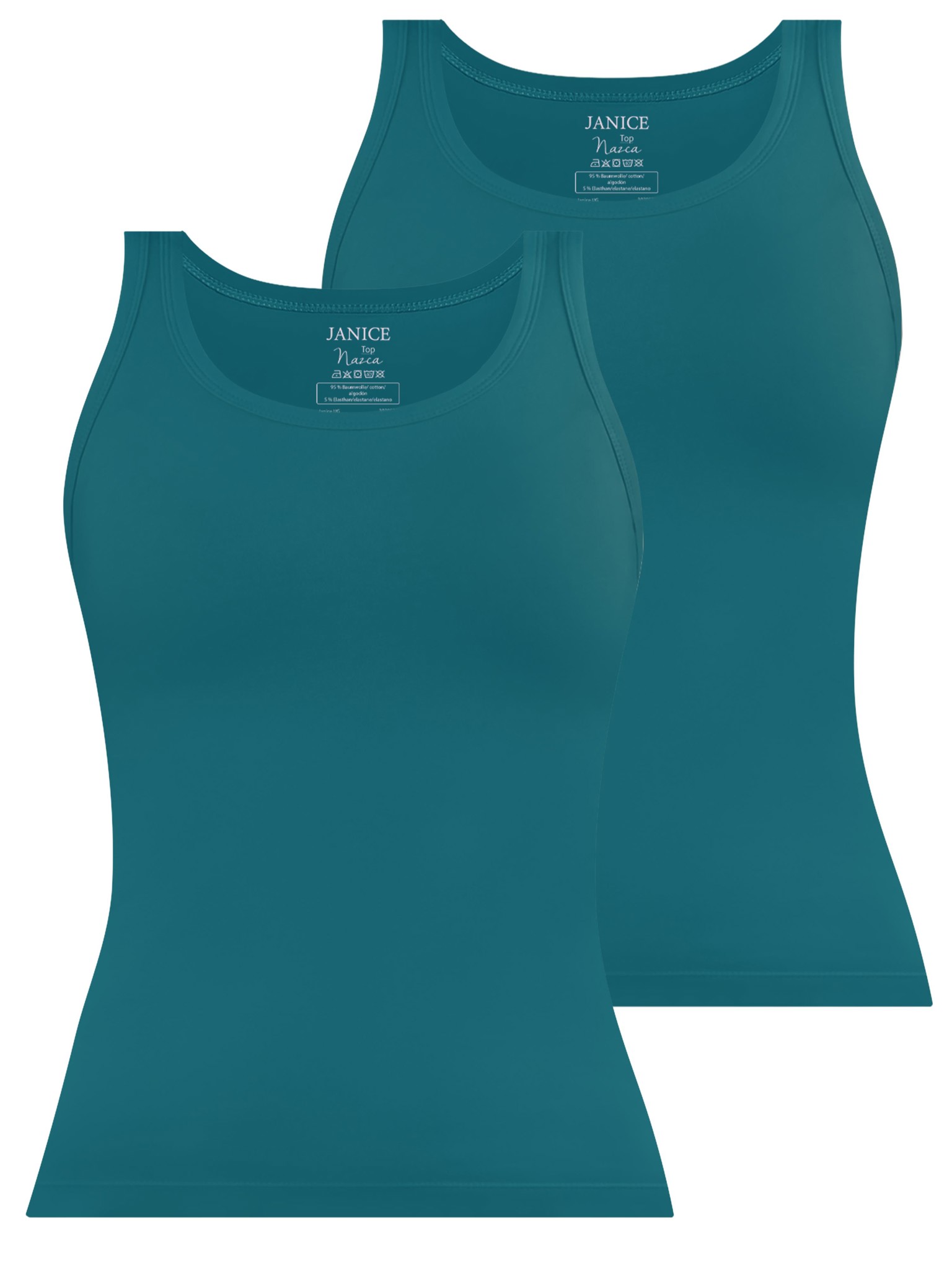 Bild von 2 x Damen Top „Nazca“ Petrol