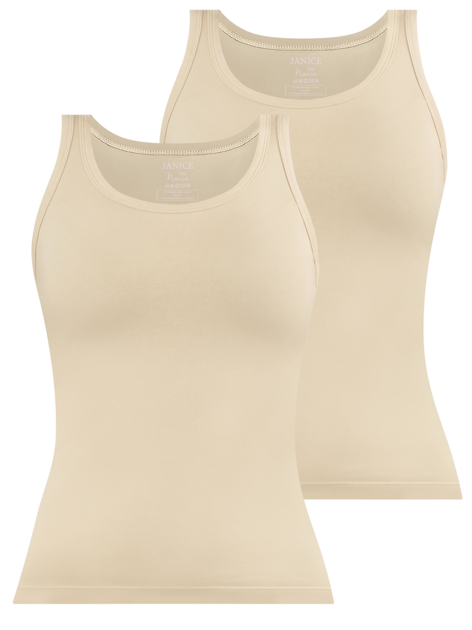 Bild von 2 x Damen Top „Nazca“ Beige