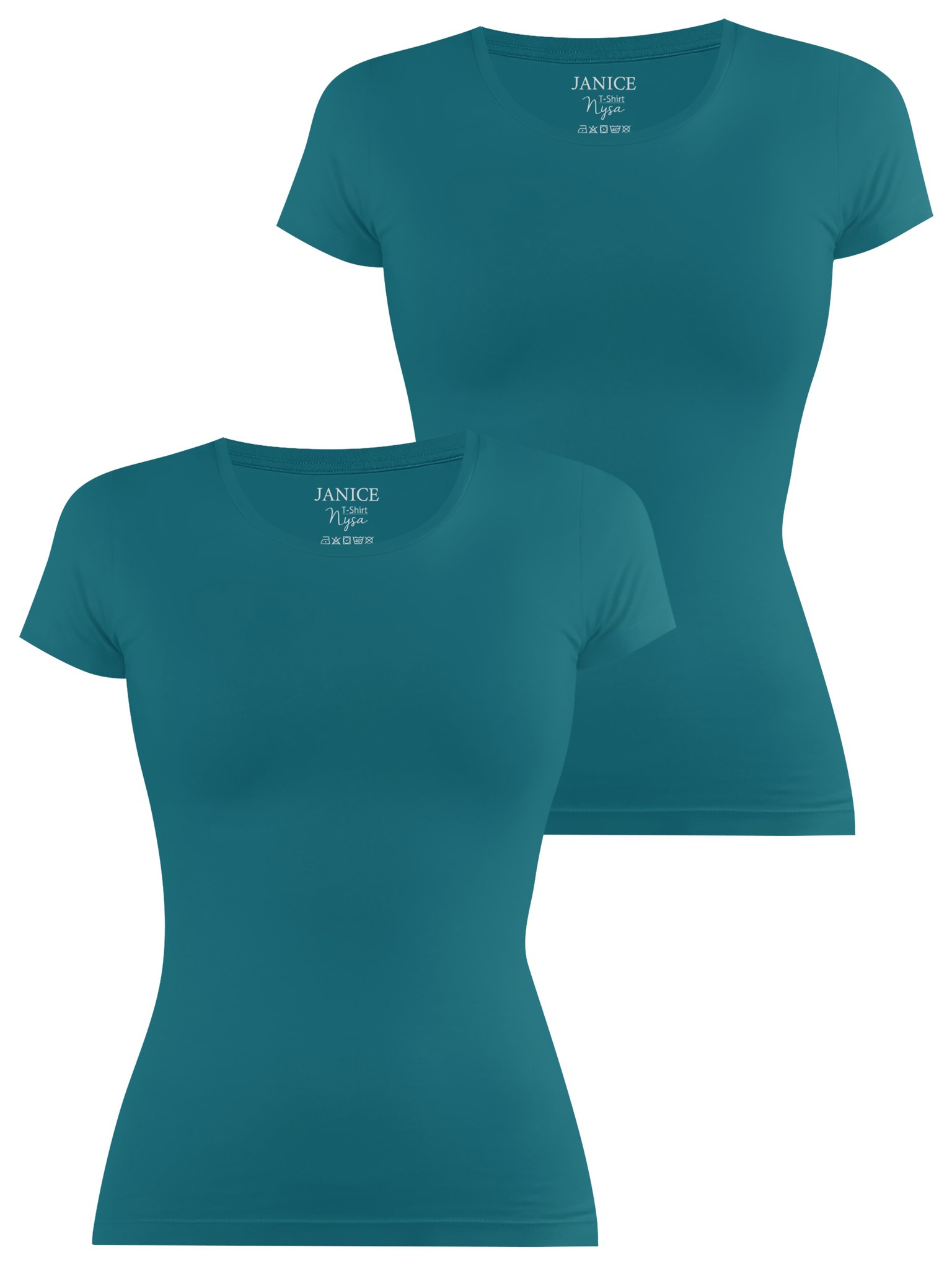 Bild von 2 x Damen T-Shirt „Nysa“ Petrol