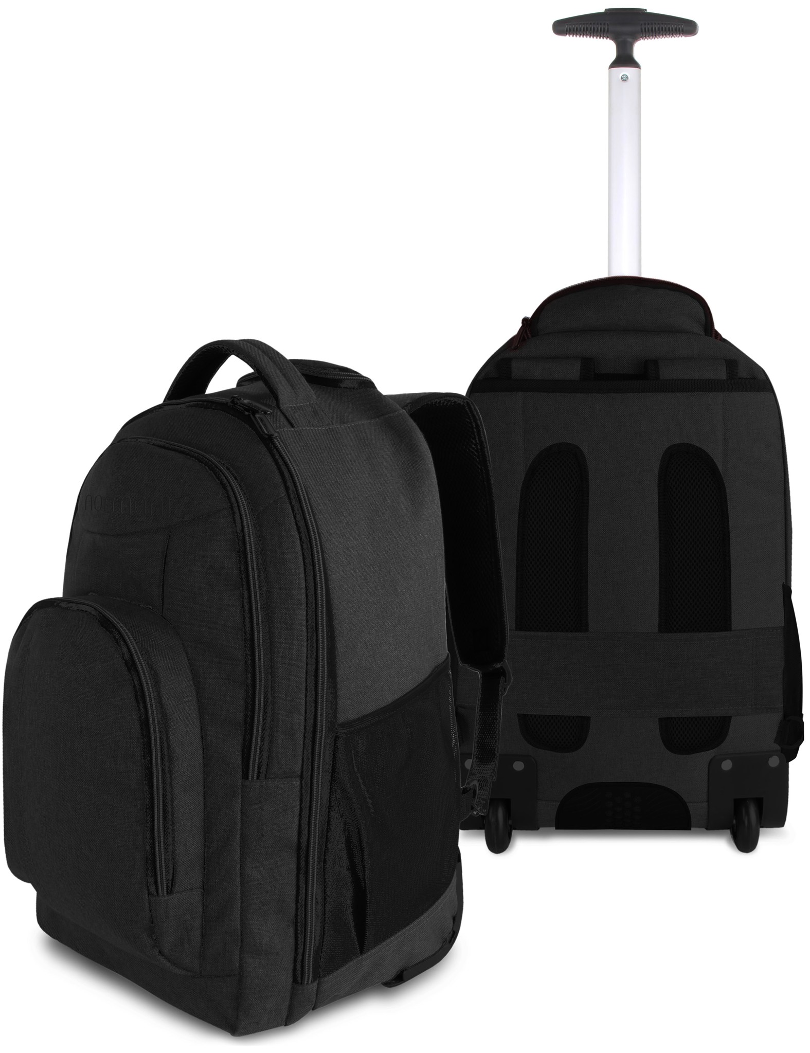Bild von Rucksack „Yori“ mit Trolleyfunktion 30 Liter Schwarz