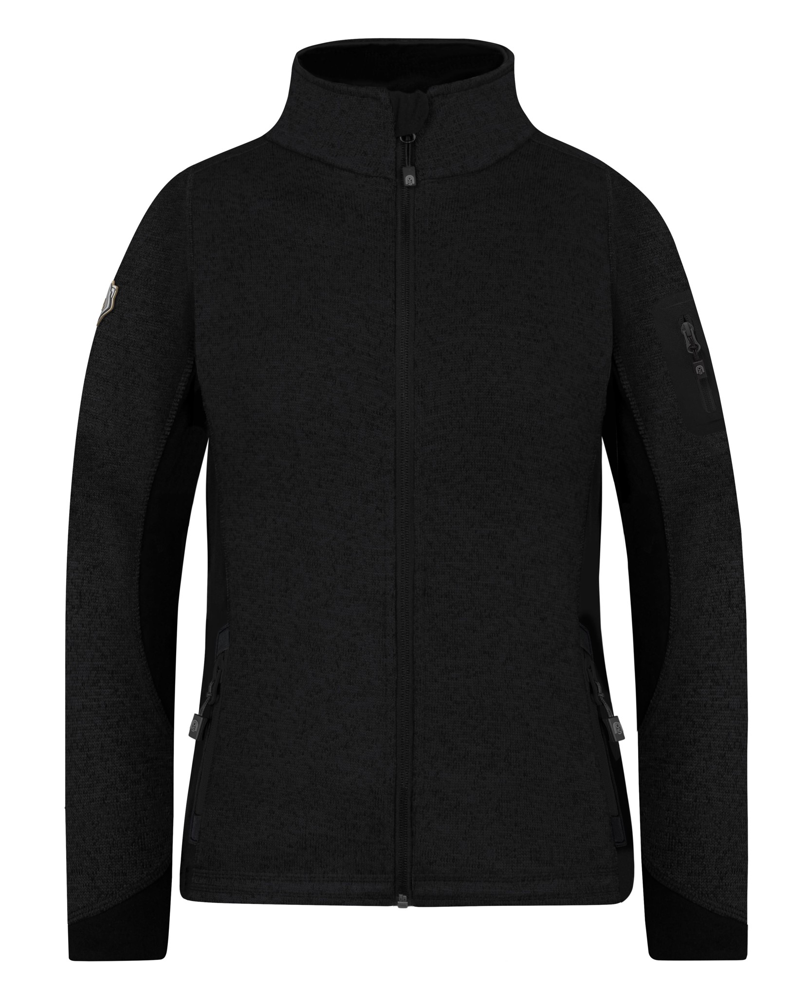 Bild von Damen Strickjacke „Pukaskwa“ Schwarz