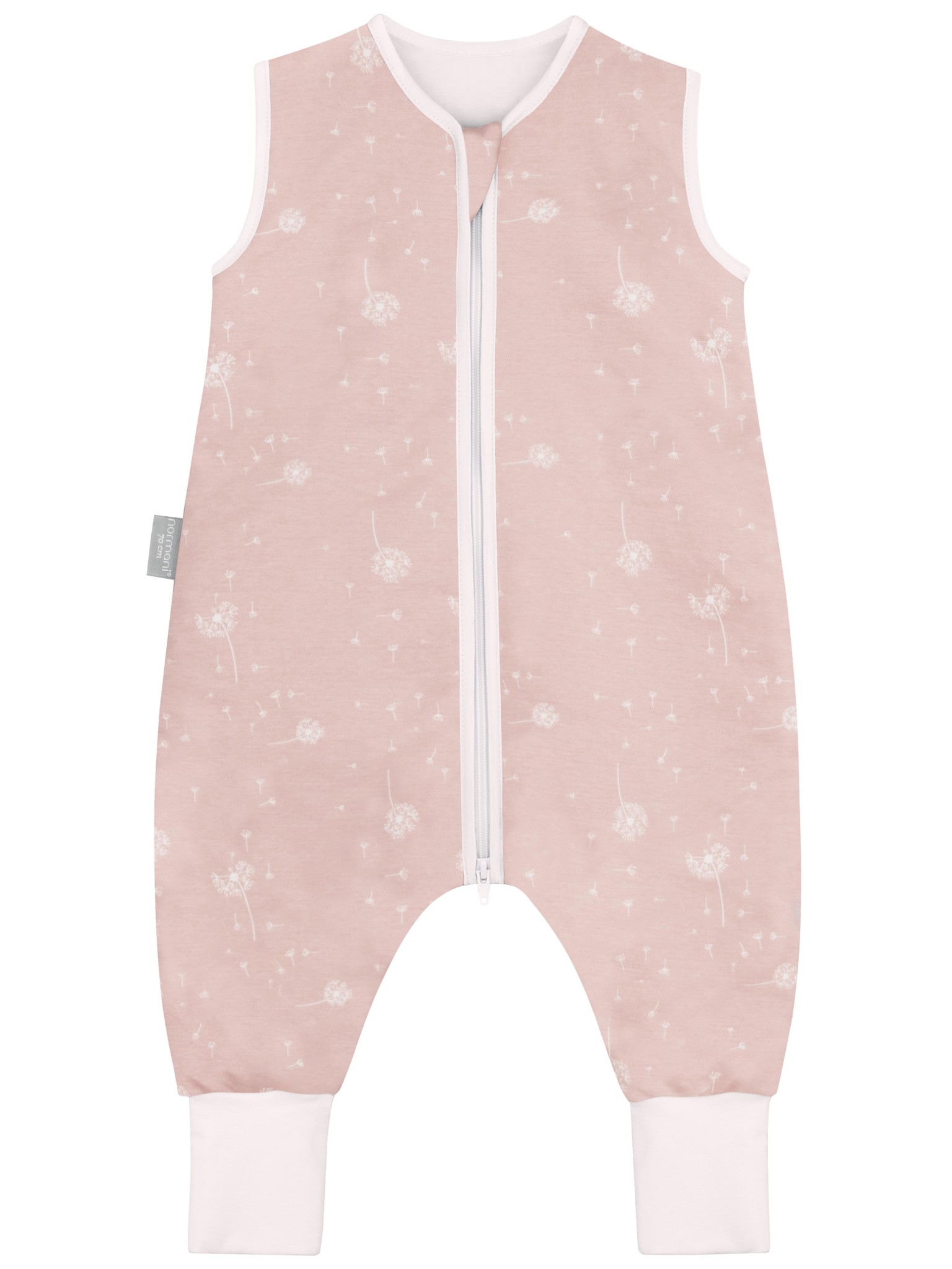 Bild von Baby Schlafsack mit Füßen aus Bio-Baumwolle „Nanao“ Rosa