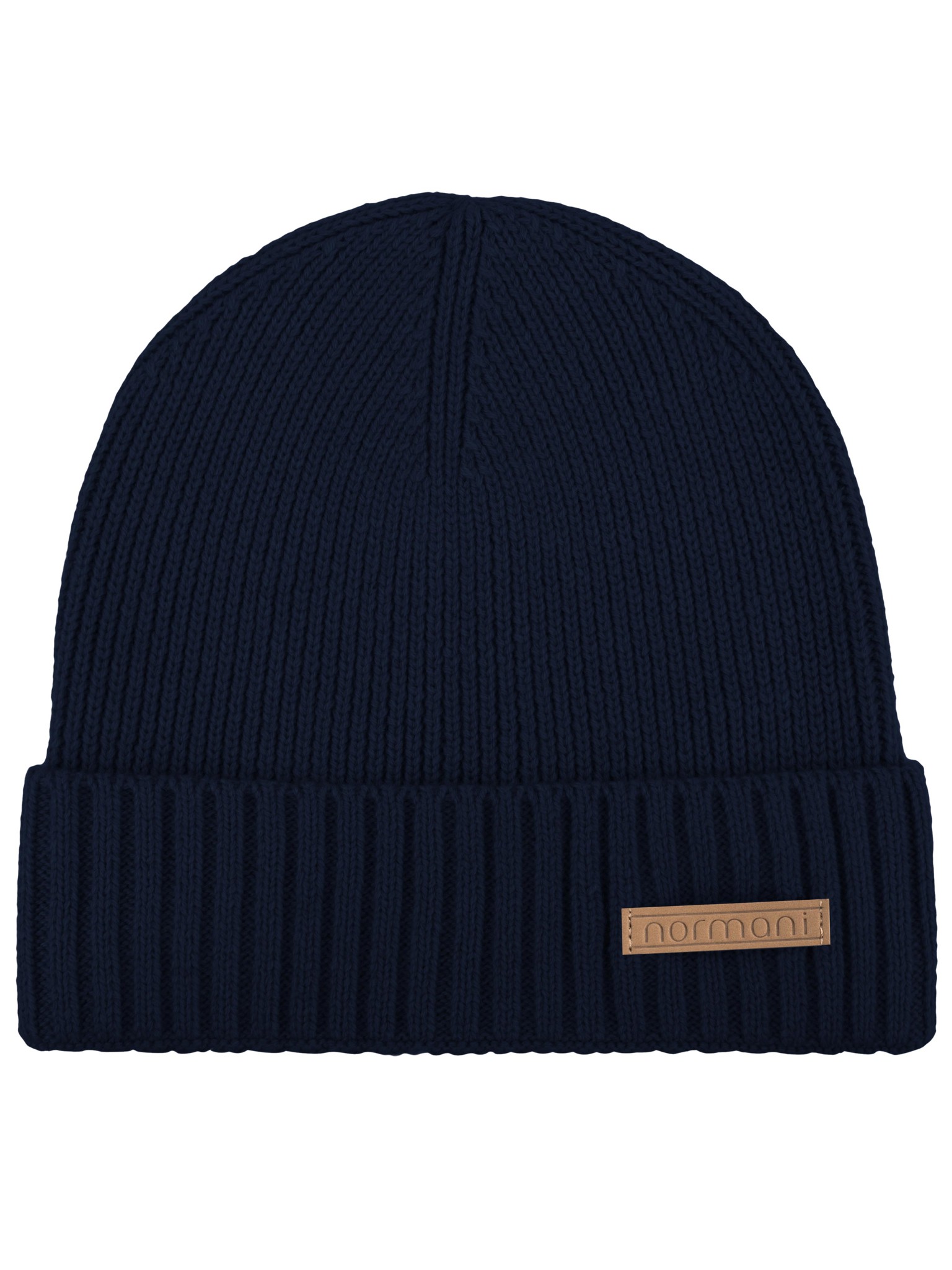 Bild von Merinowoll-Mütze „Yuma“ glatt Navy