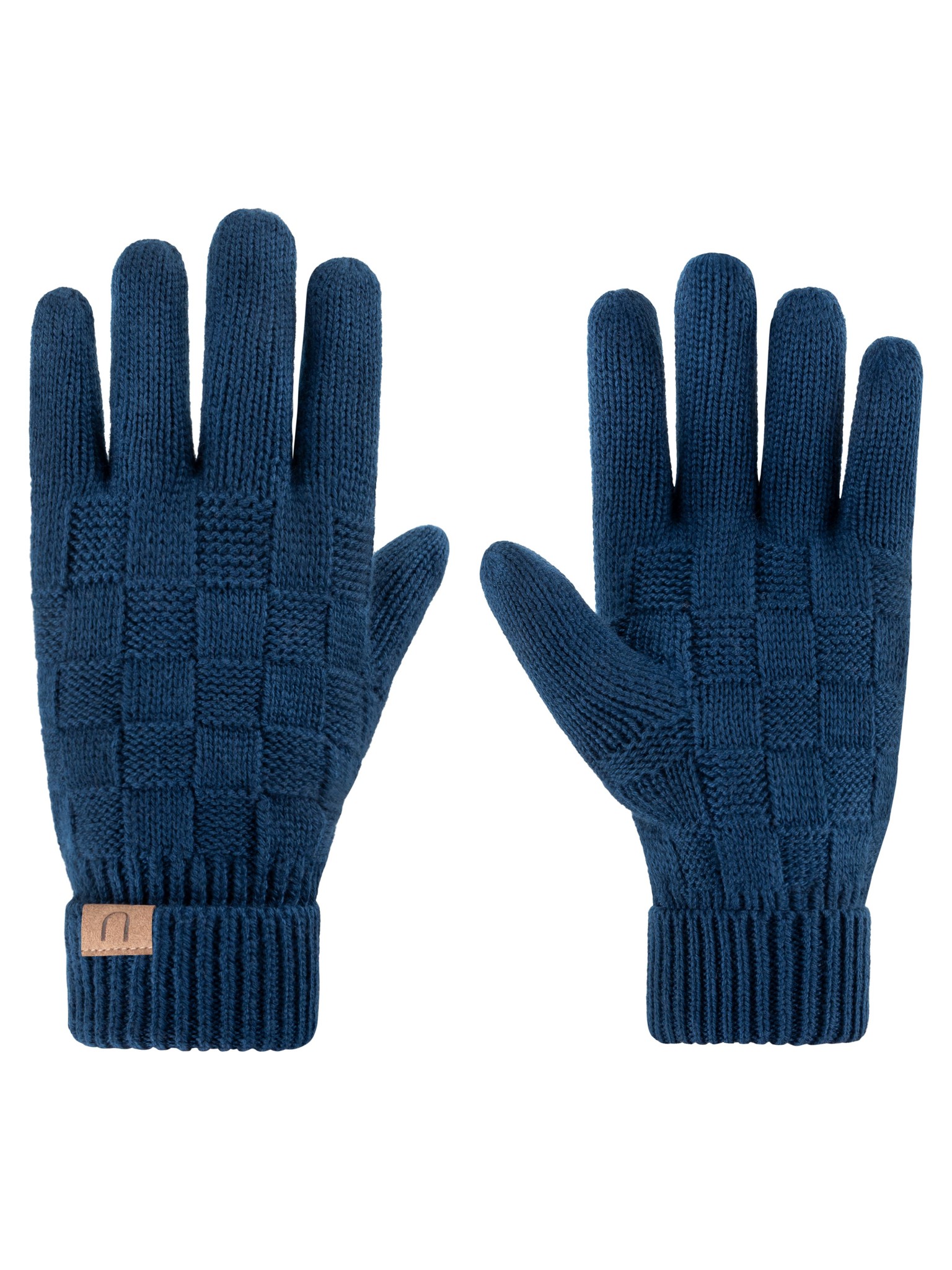 Bild von Merino Handschuhe mit Design passend zum Yuma Set Marine