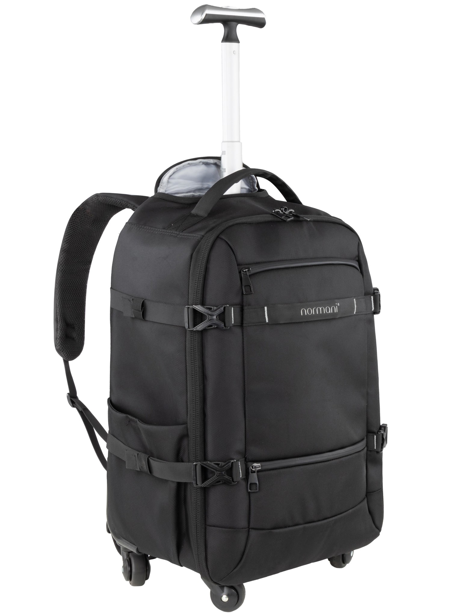 Bild von Reiserucksack mit Trolleyfunktion „Noyon“ Schwarz