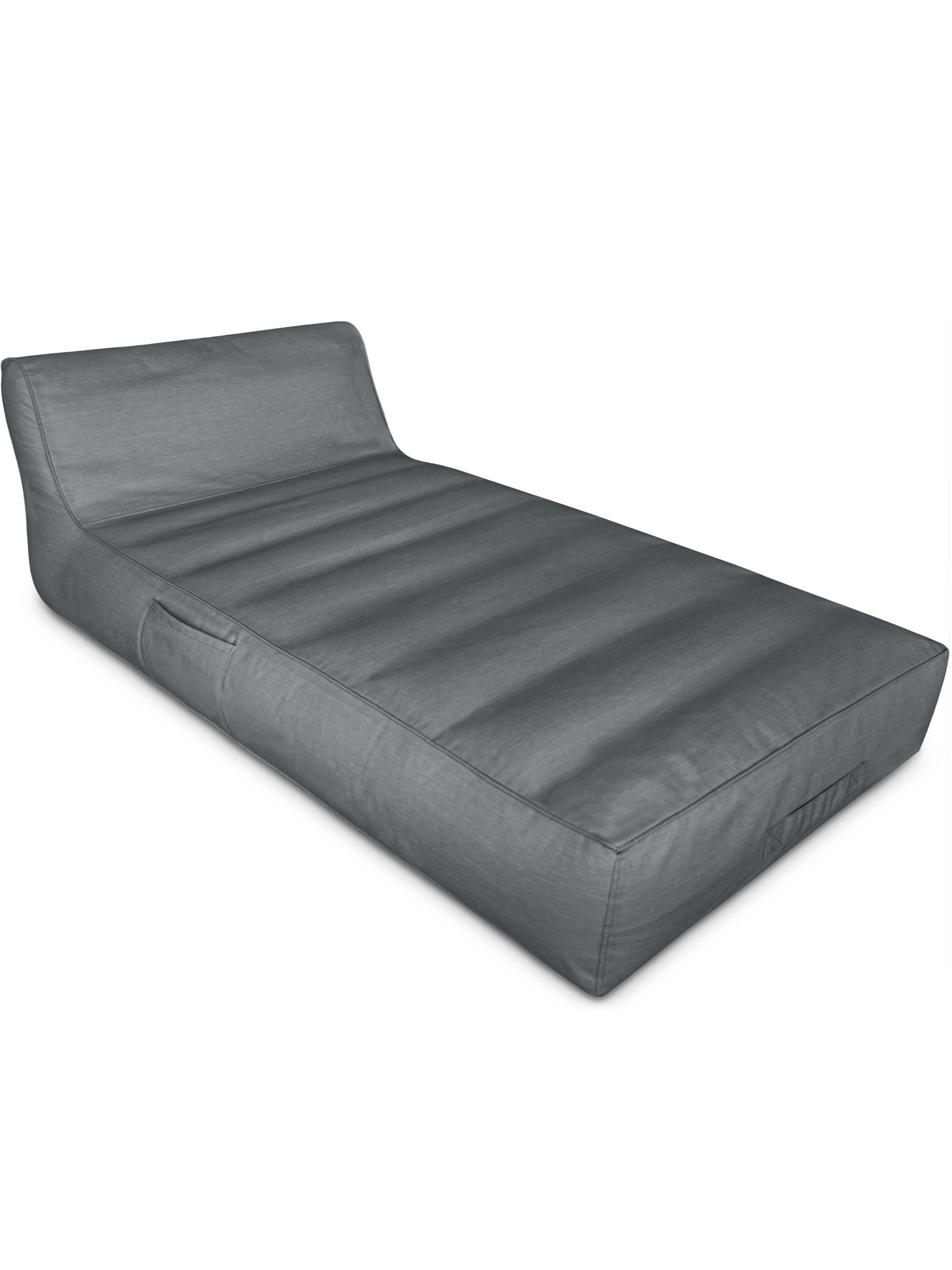 Bild von Aufblasbare Lounge Liege mit Bezug Anthrazit