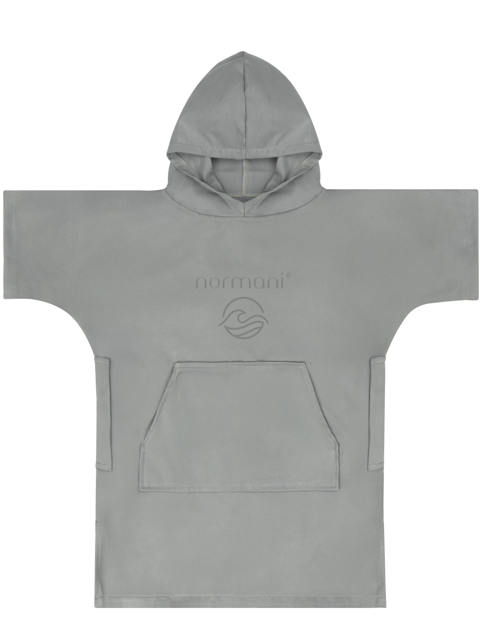 Bild von Kinder Mikrofaser Badeponcho „Luquillo“ Grau