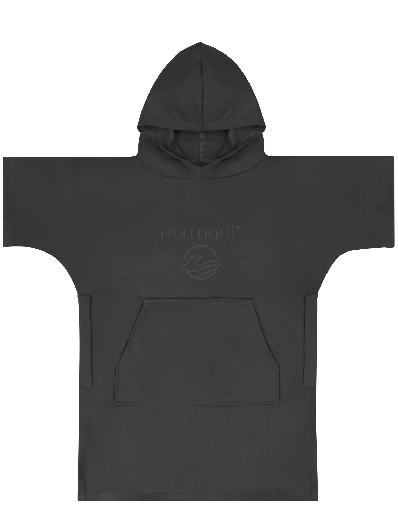 Bild von Kinder Mikrofaser Badeponcho „Luquillo“ Schwarz