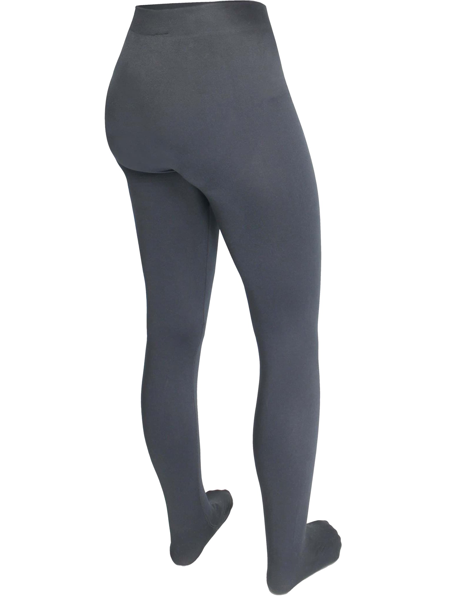 Bild von 3 Stück Seamless Push-Up Thermostrumpfhose mit weichem Innenfleece Anthrazit
