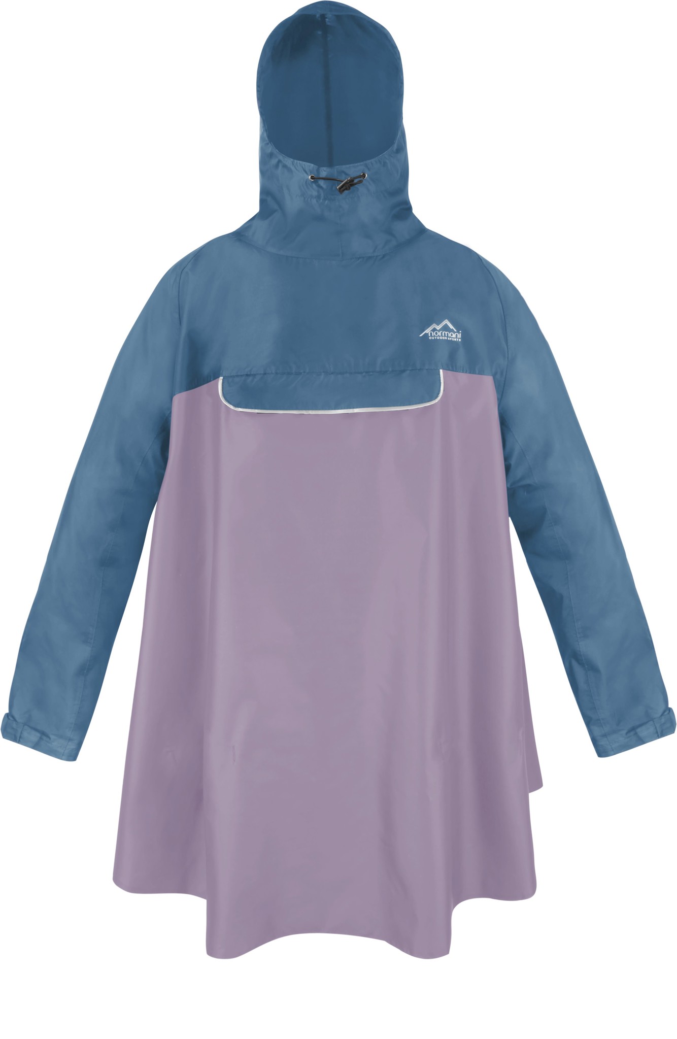 Bild von Regenponcho „Kauai“ Dunkelblau/Violett